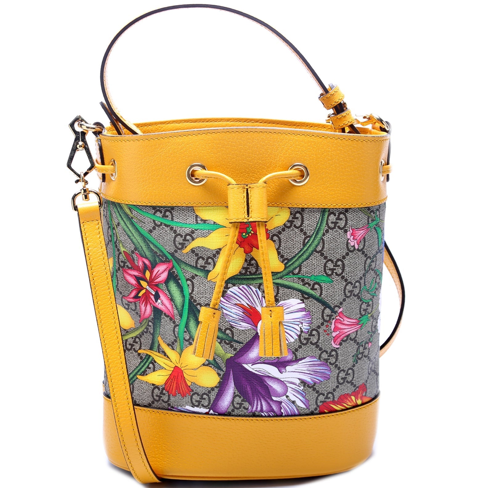 Gucci Ophidia Flora Bucket Bag