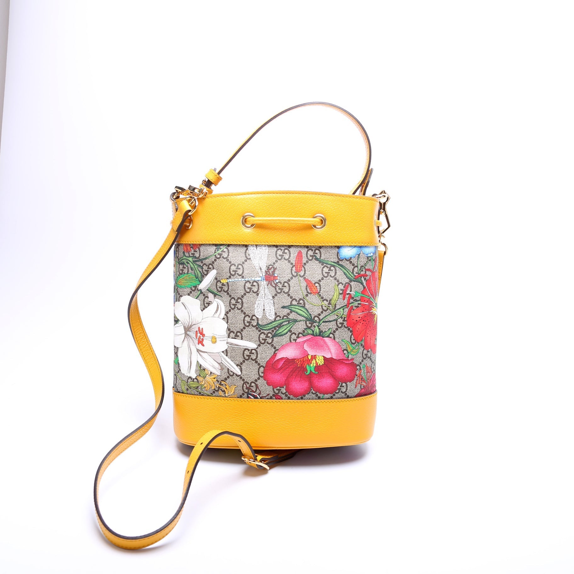 Gucci Ophidia Flora Bucket Bag