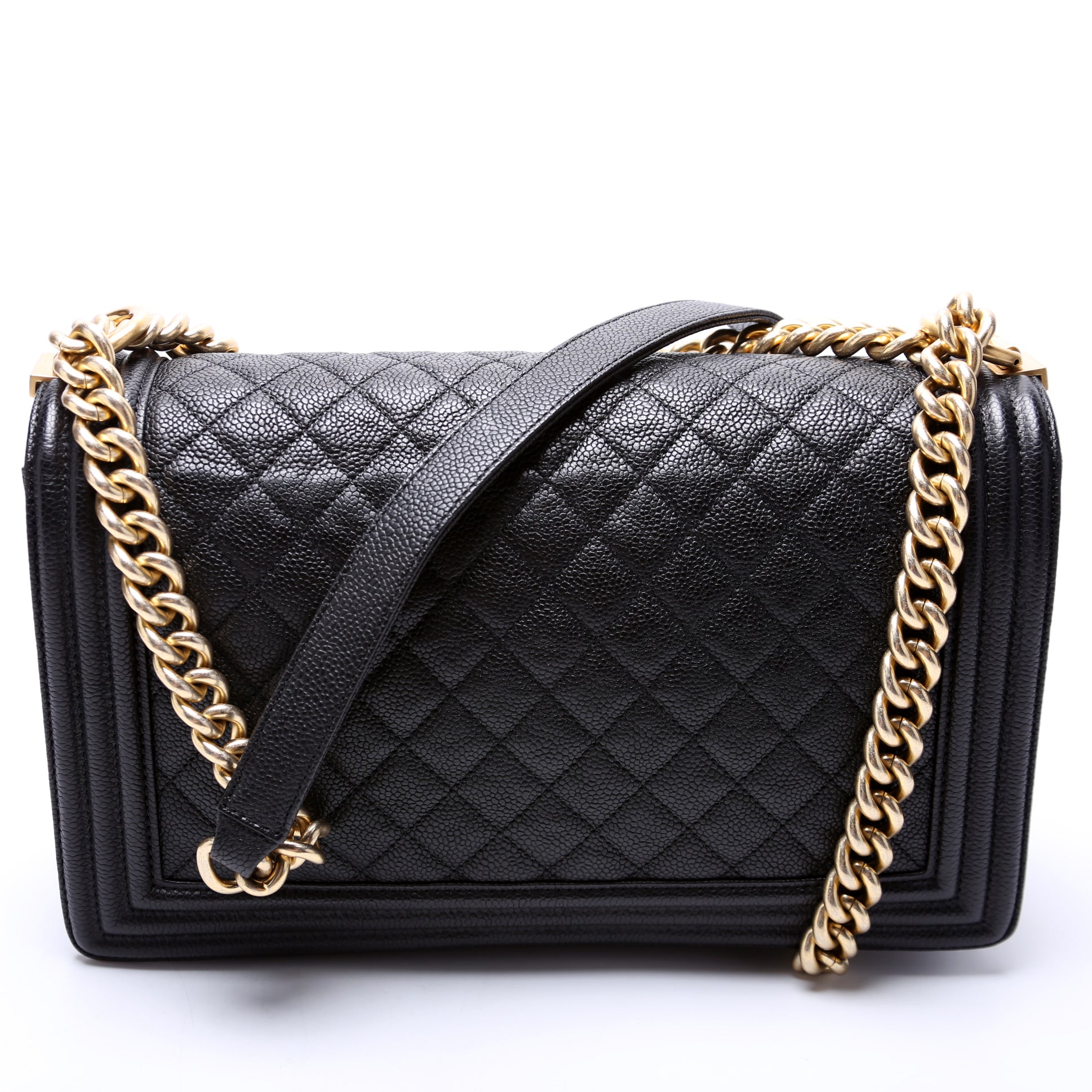 Chanel Boy Flap New Caviar 23M Handbag