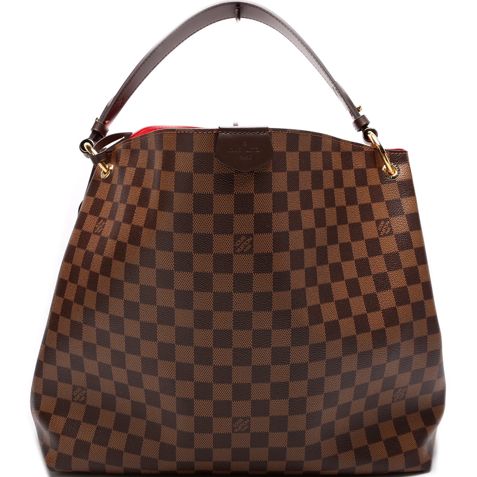 Louis Vuitton Gracefull MM Ebene Damier Handbag