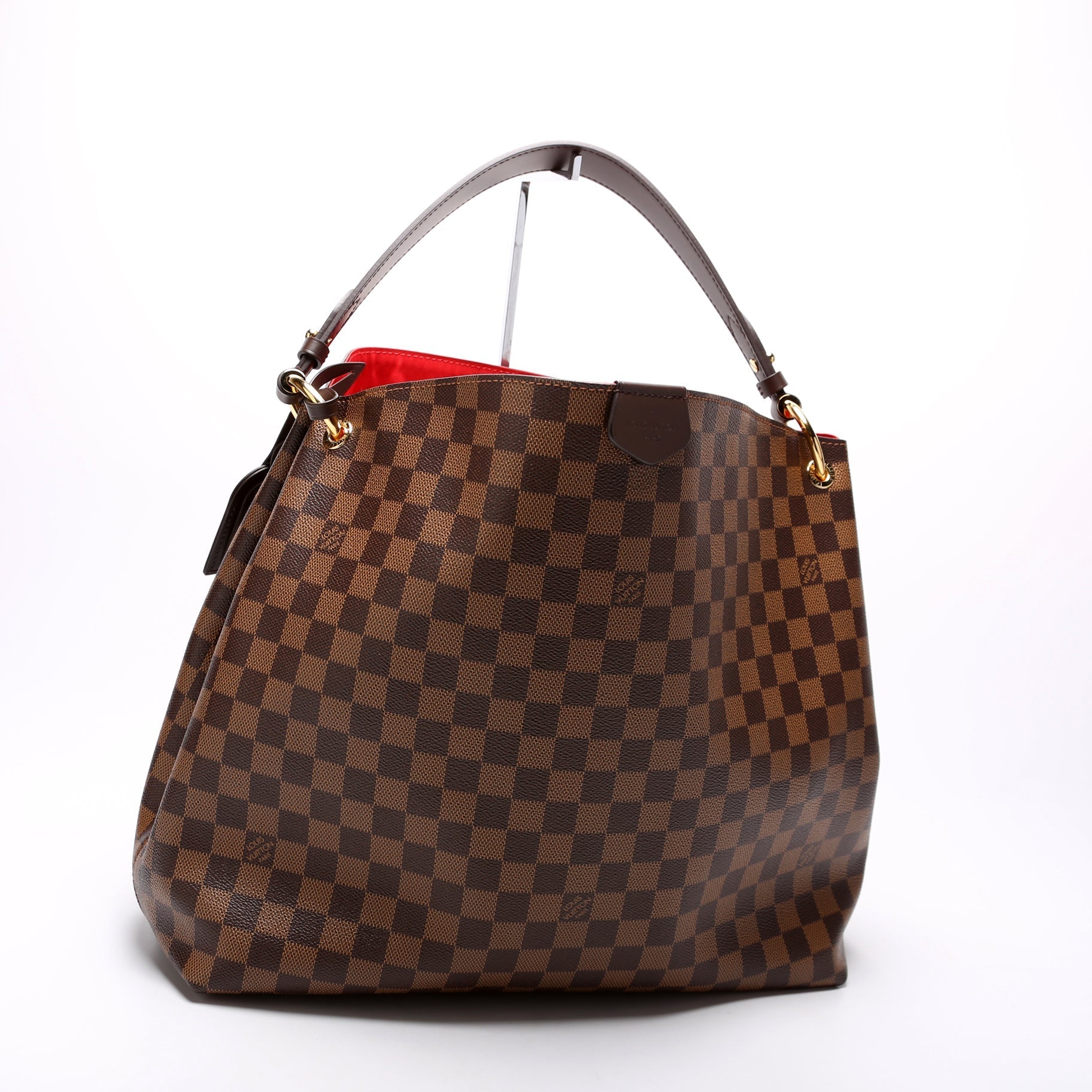 Louis Vuitton Gracefull MM Ebene Damier Handbag