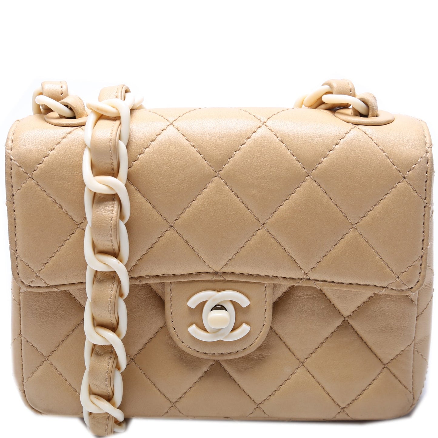 Chanel Flap Square Plastic CC 5M Mini Bag