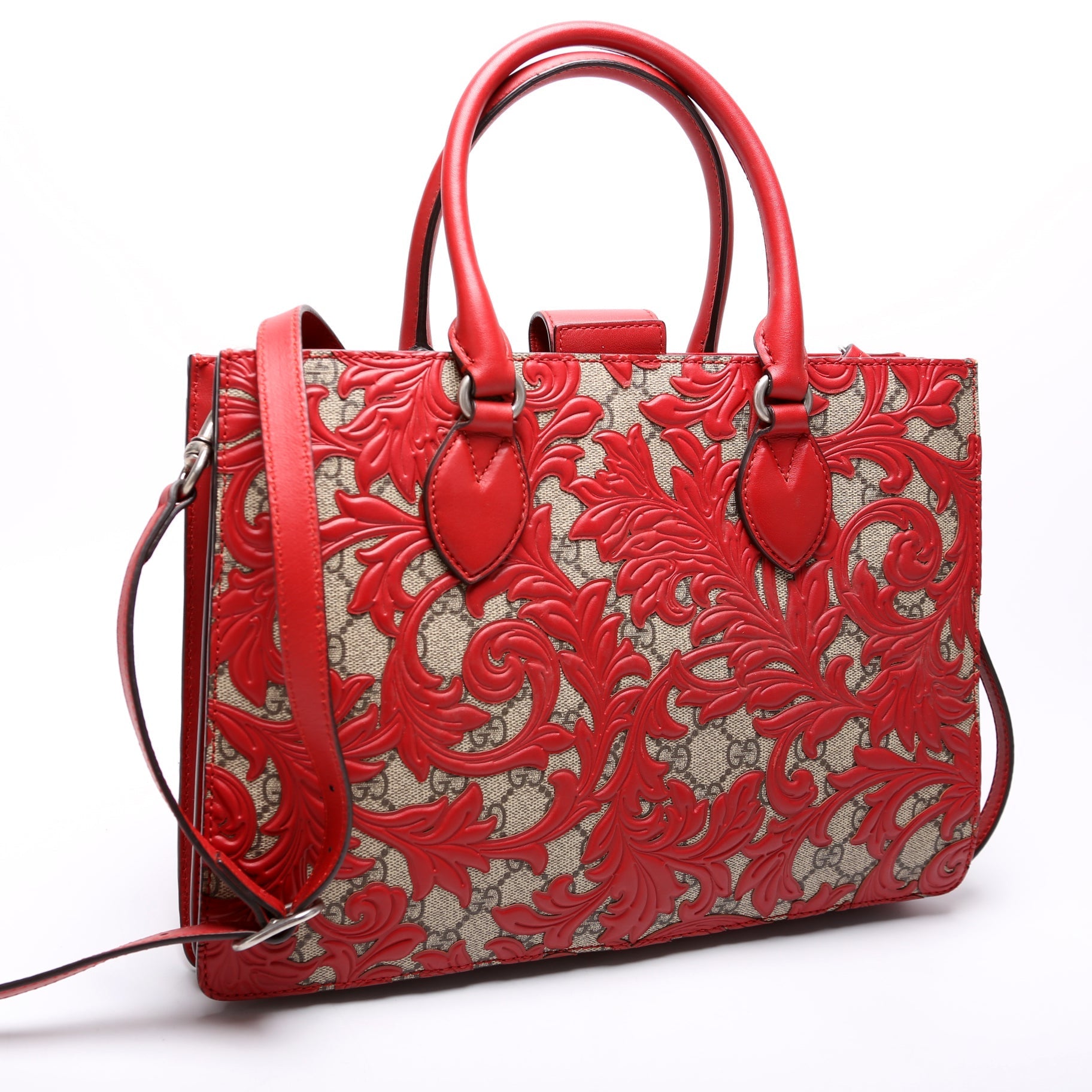 Gucci GG Supreme Arabesque Top Handle Tote Bag Tote 1