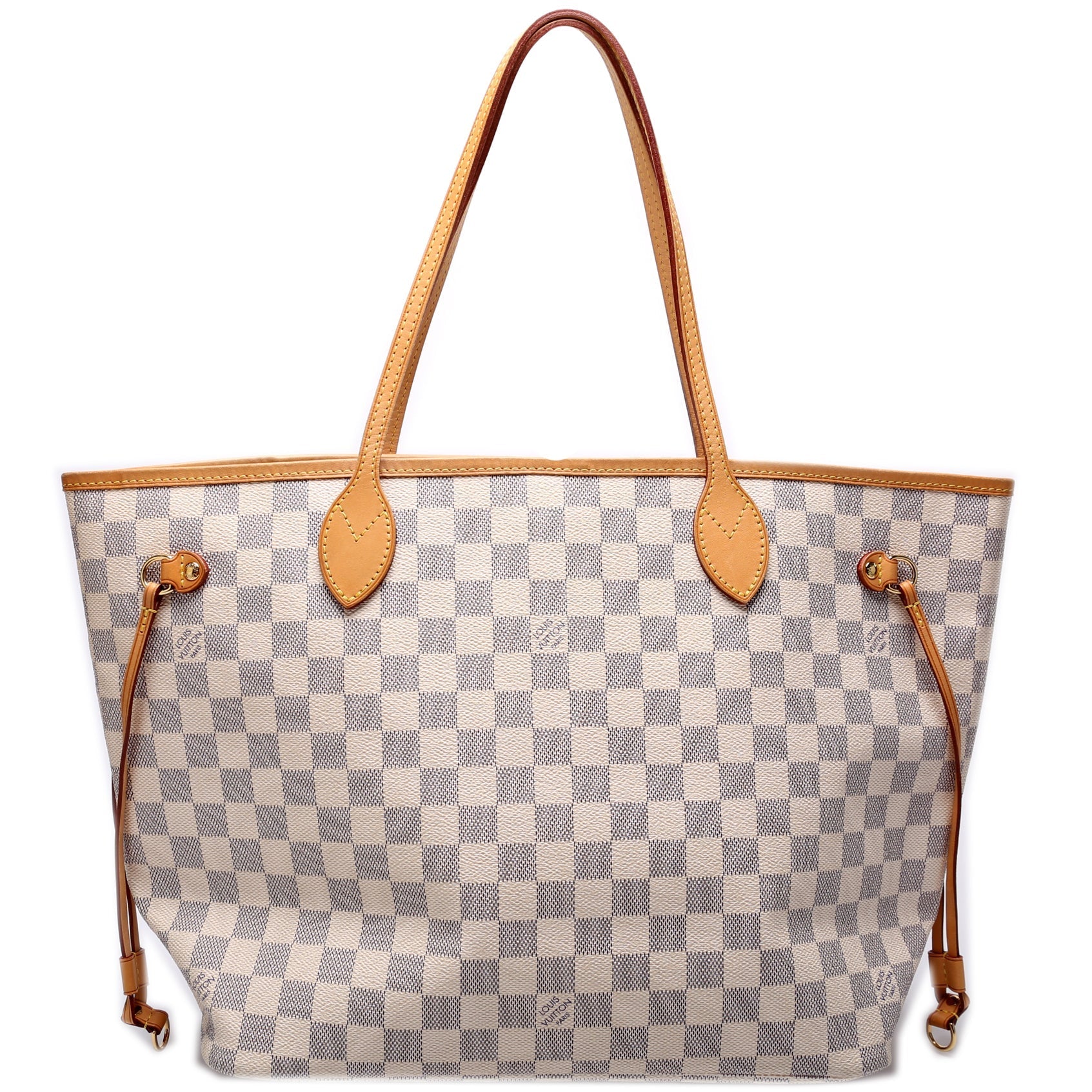 Louis Vuitton Neverfull MM Azur Damier Tote Bag Azur 34