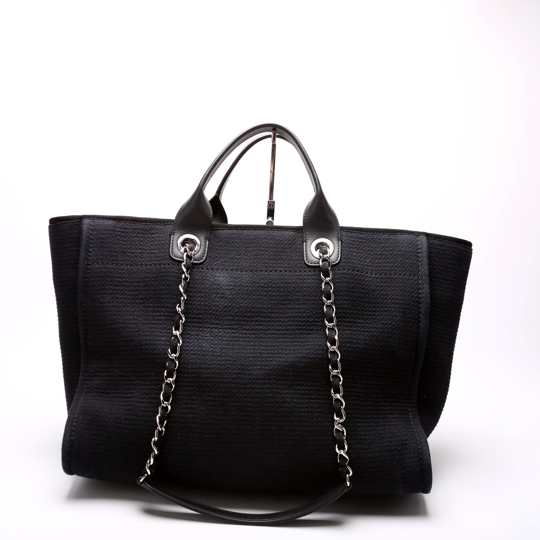 Chanel Deauville Mixed Fibers Handbag