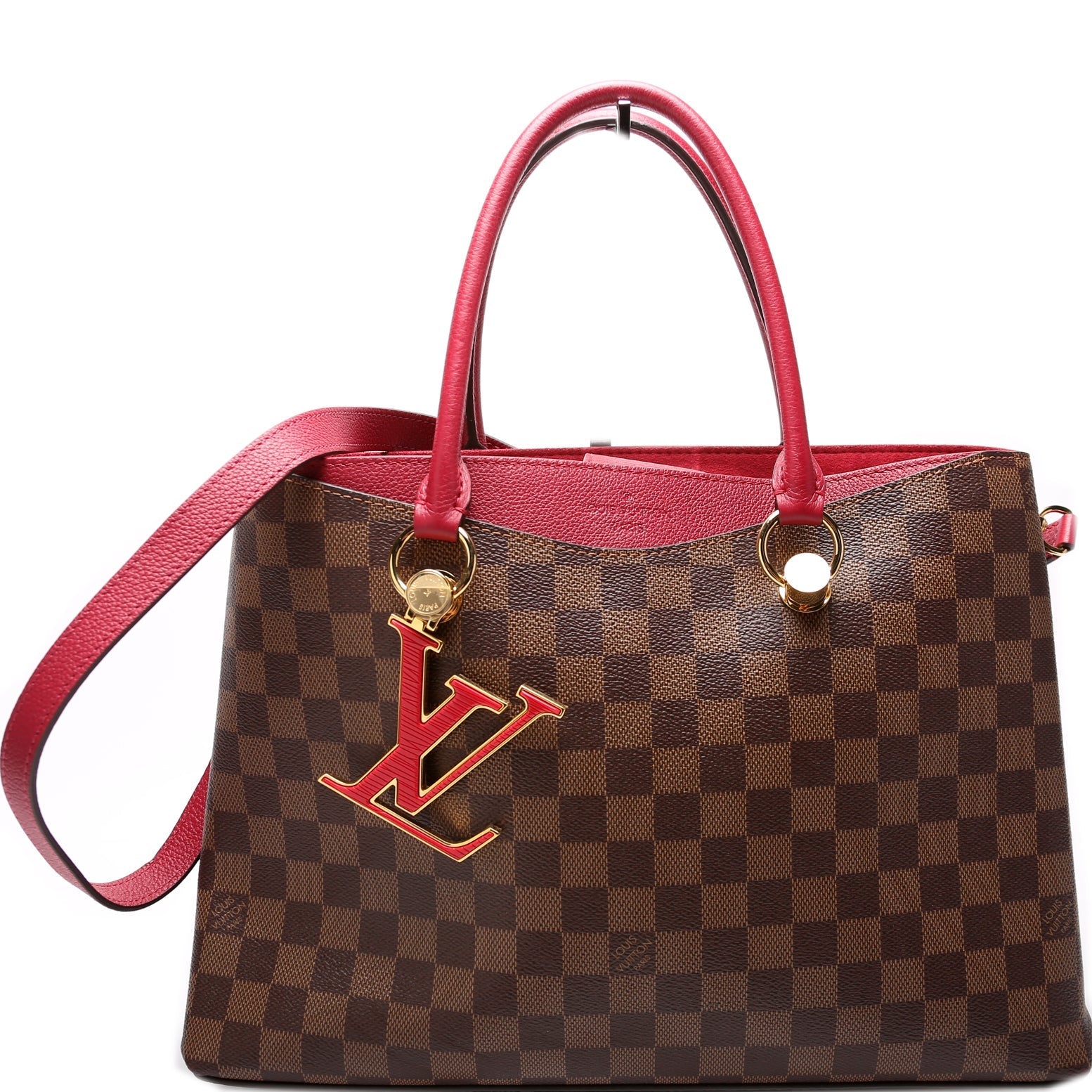 Louis Vuitton Riverside Ebene Damier Handbag