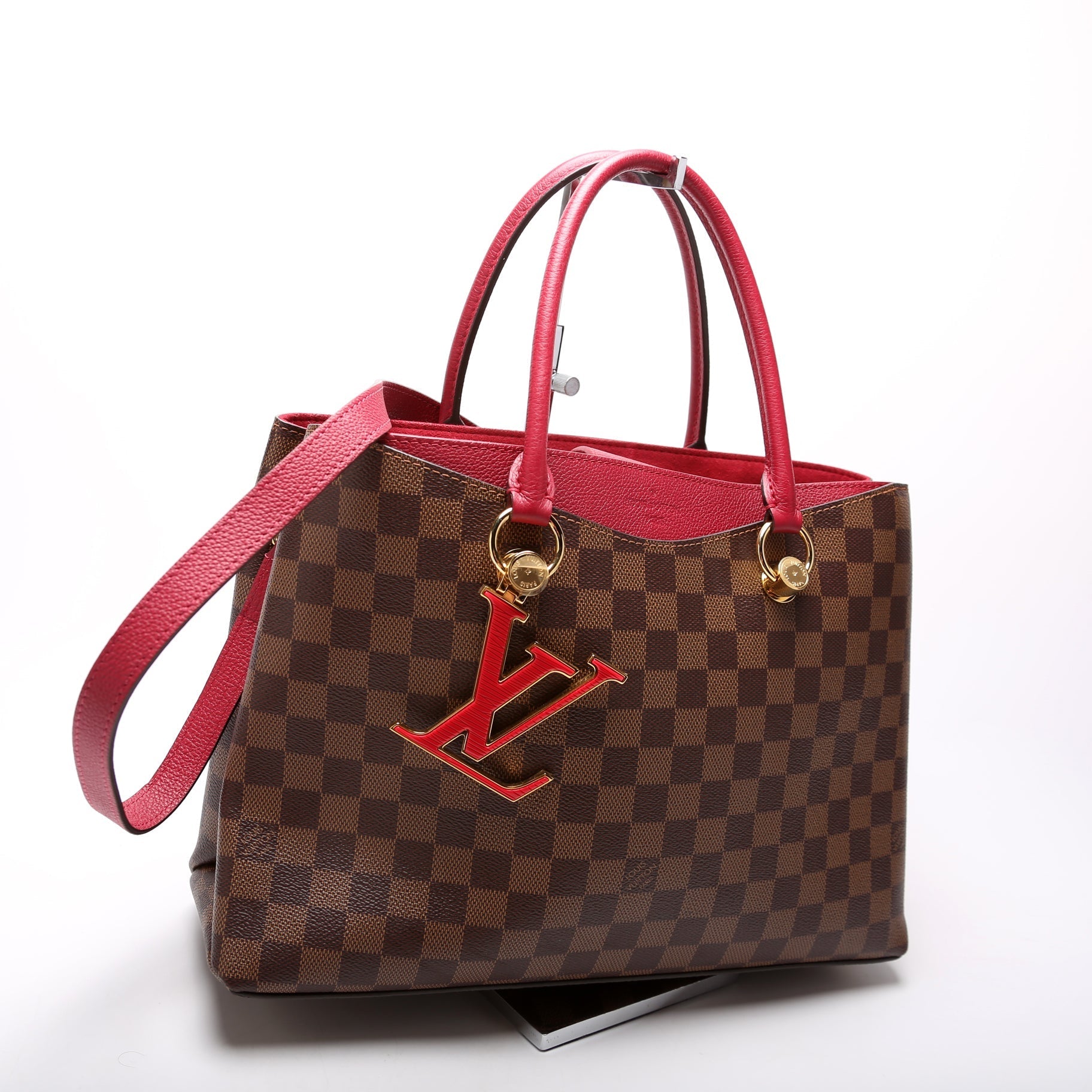 Louis Vuitton Riverside Ebene Damier Handbag