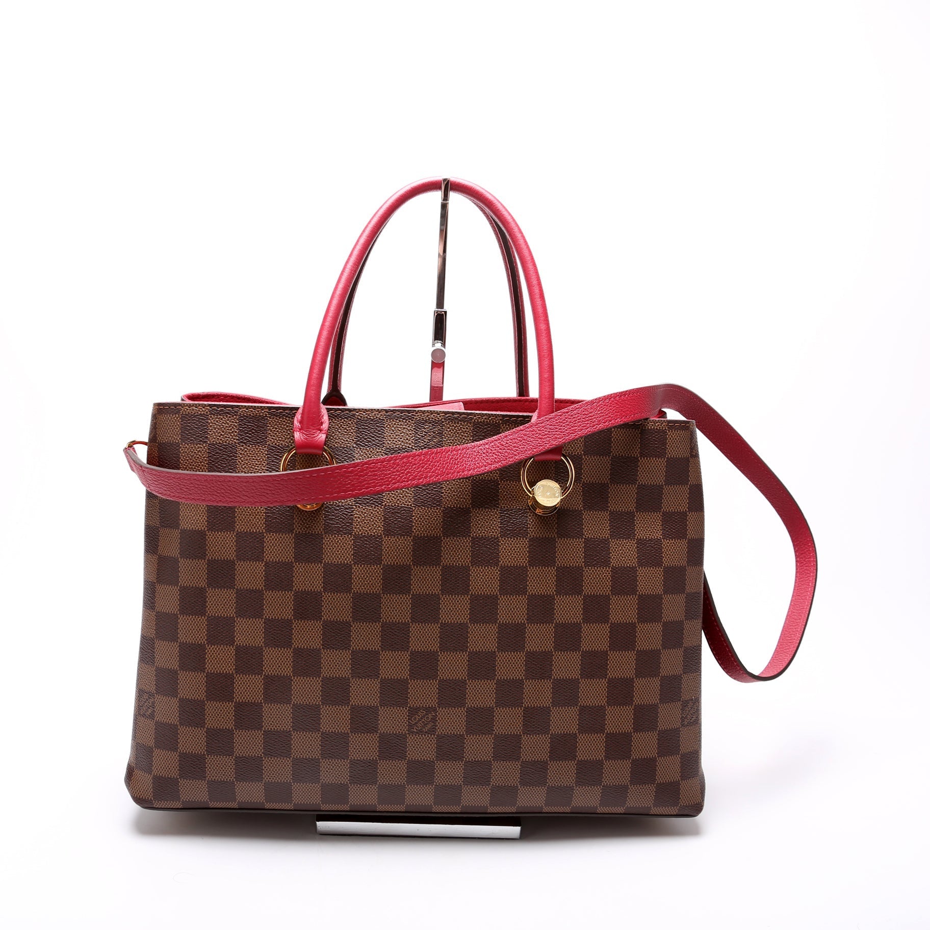 Louis Vuitton Riverside Ebene Damier Handbag
