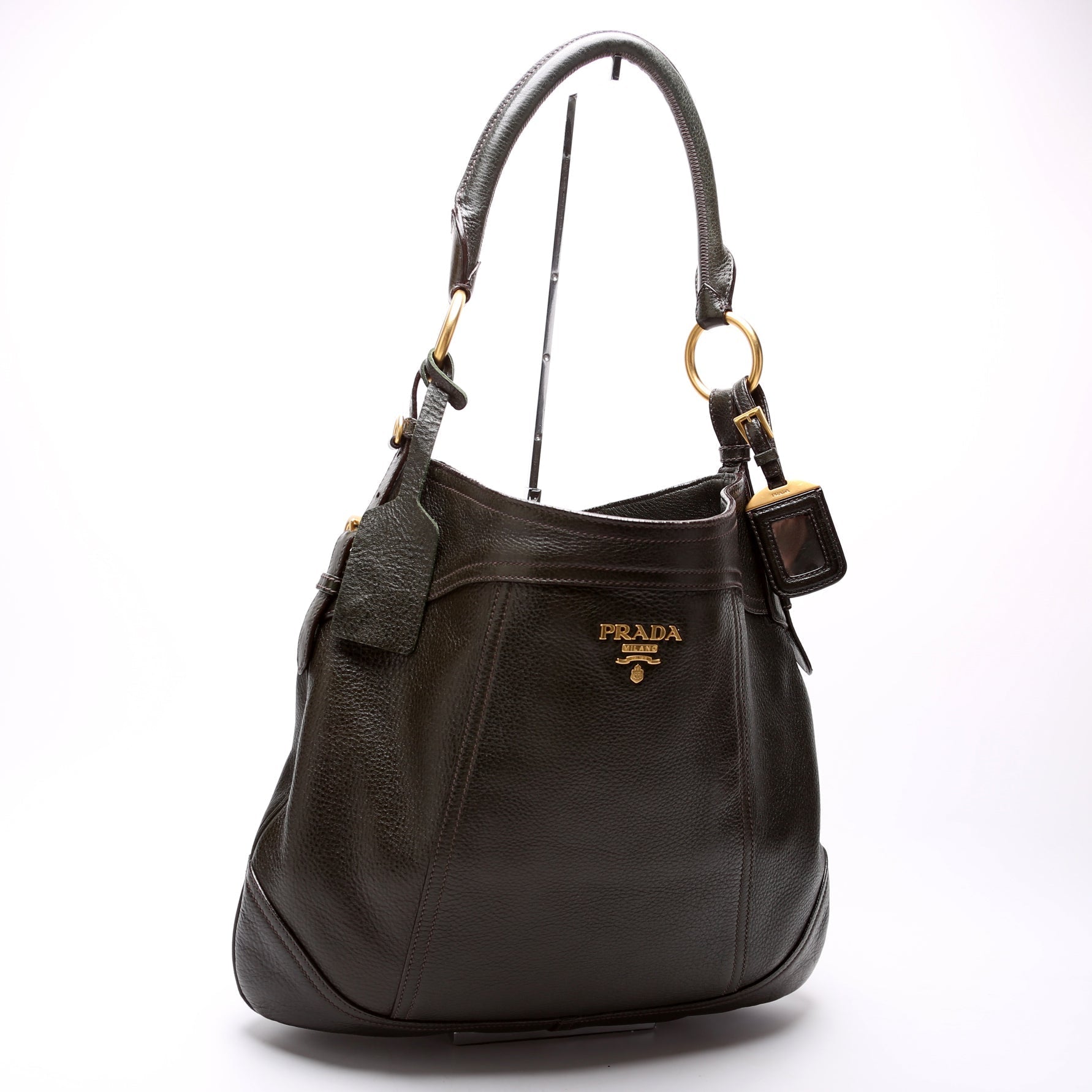 Prada Cervo Antik Hobo Bag Travel Bag