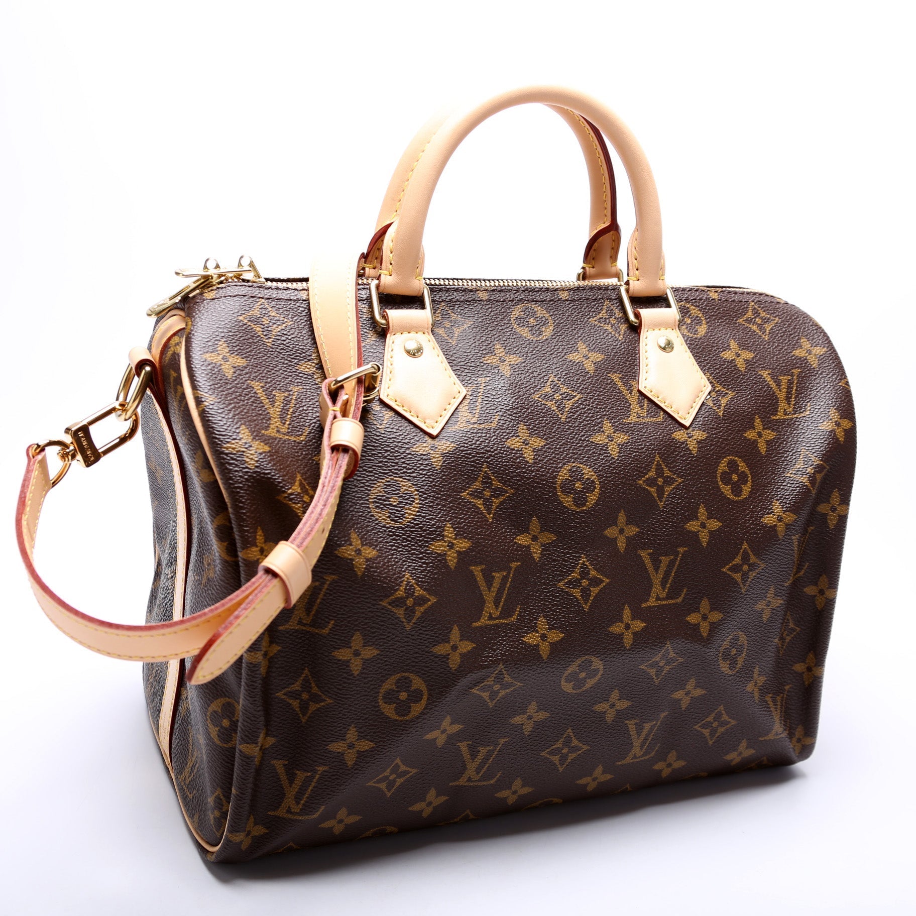 Louis Vuitton Speedy 30 Bandouliere Monogram Handbag Monogram 31