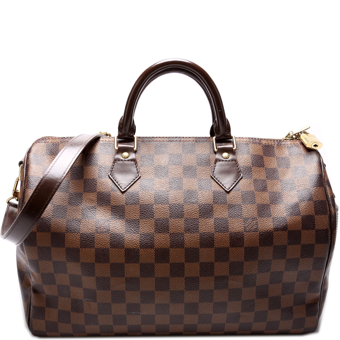 Louis Vuitton Speedy 35 w Ebene Damier Handbag