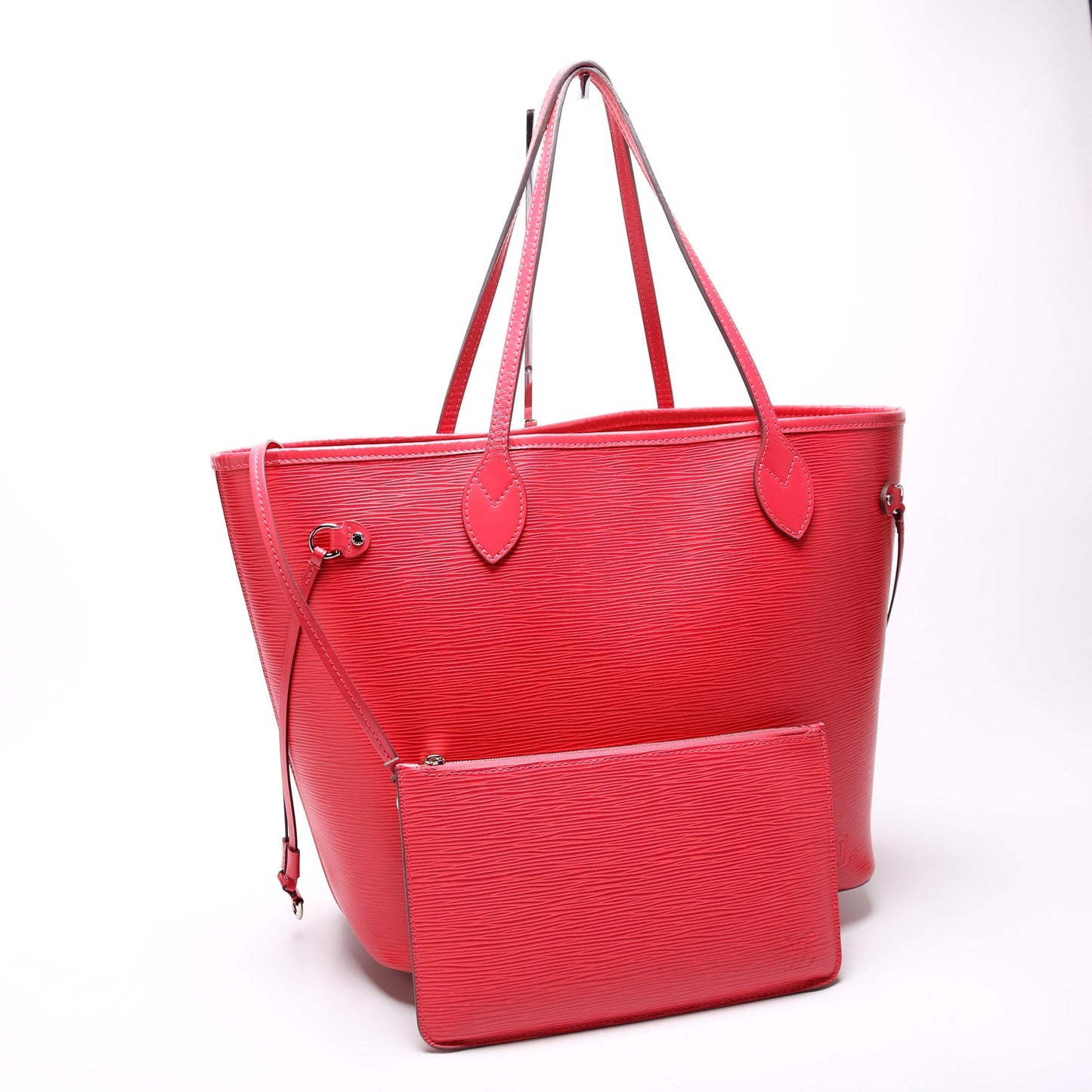 Louis Vuitton Neverfull w MM Epi Wallet Case Epi 3
