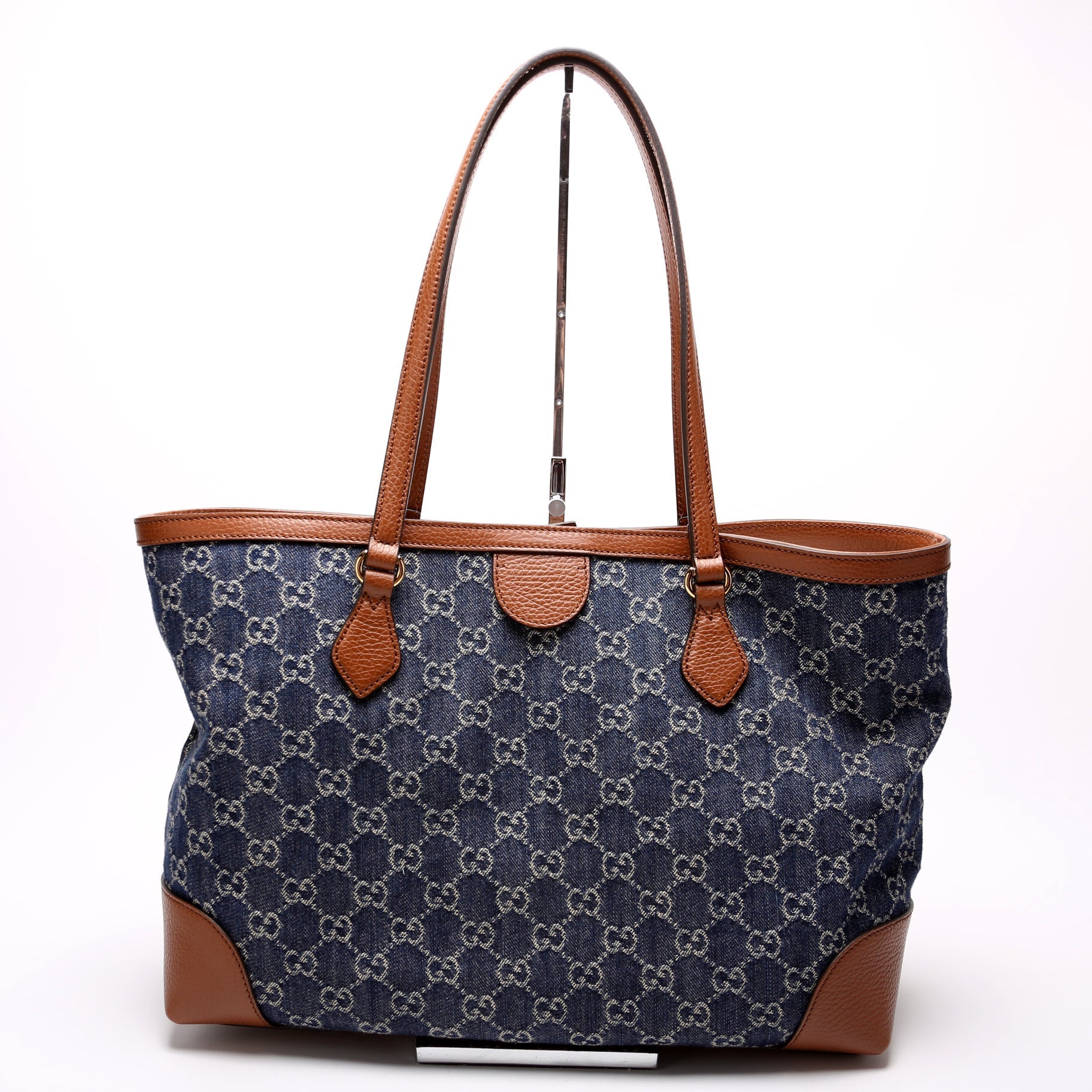 Gucci Ophidia GG Denim Tote Bag