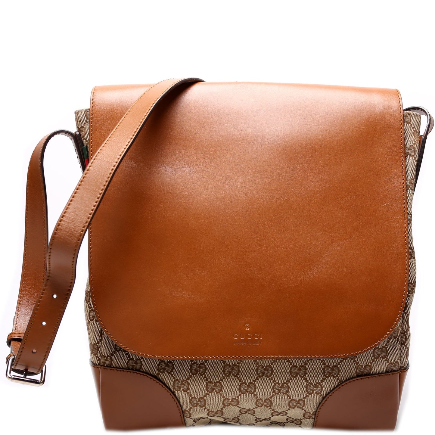 Gucci GG Vertical Messenger Canvas Travel Bag