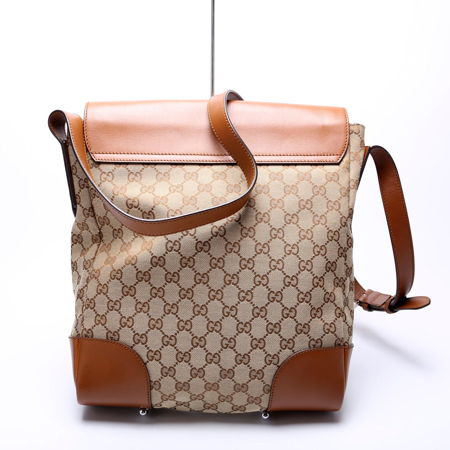 Gucci GG Vertical Messenger Canvas Travel Bag