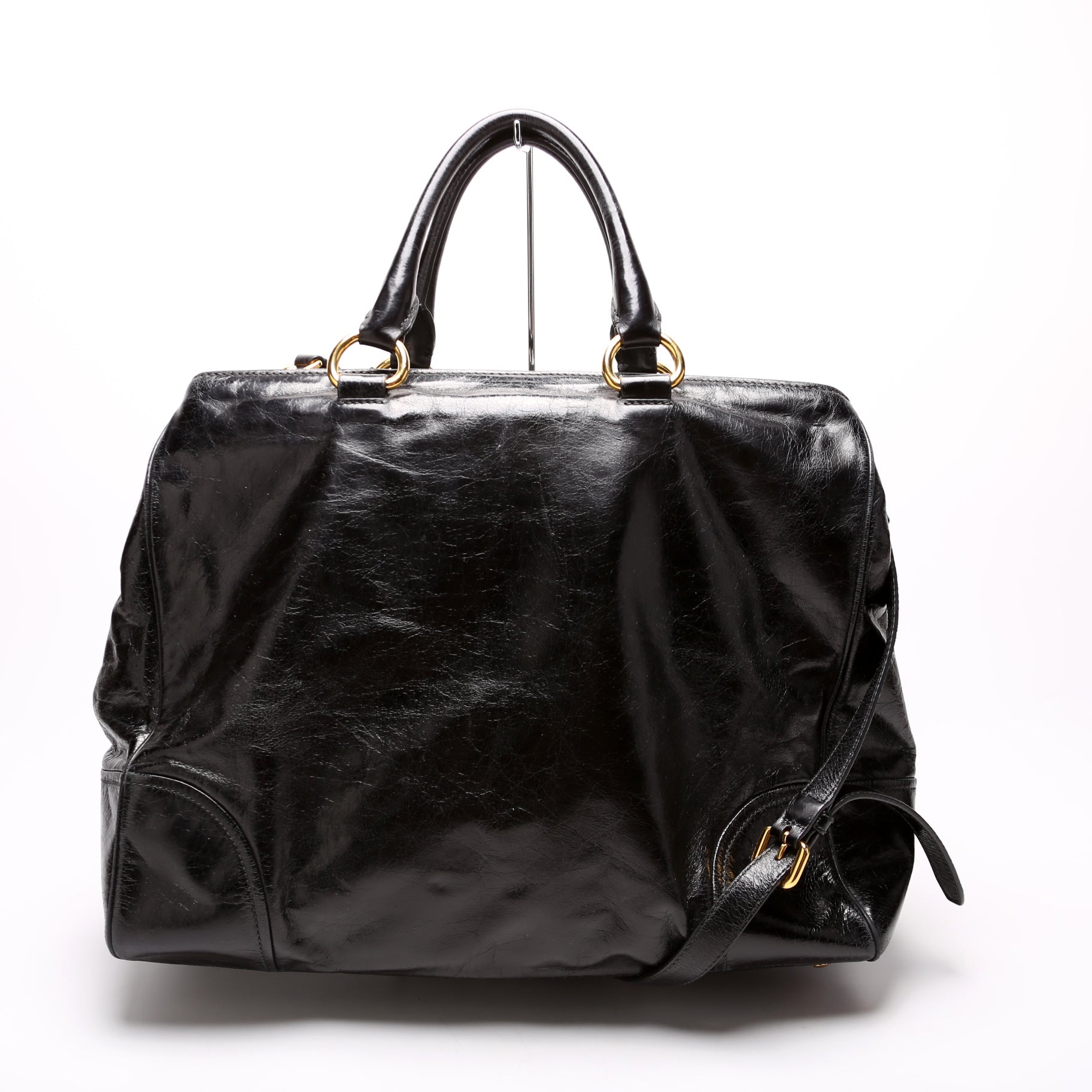 Prada Vitello Shine Tote Bag