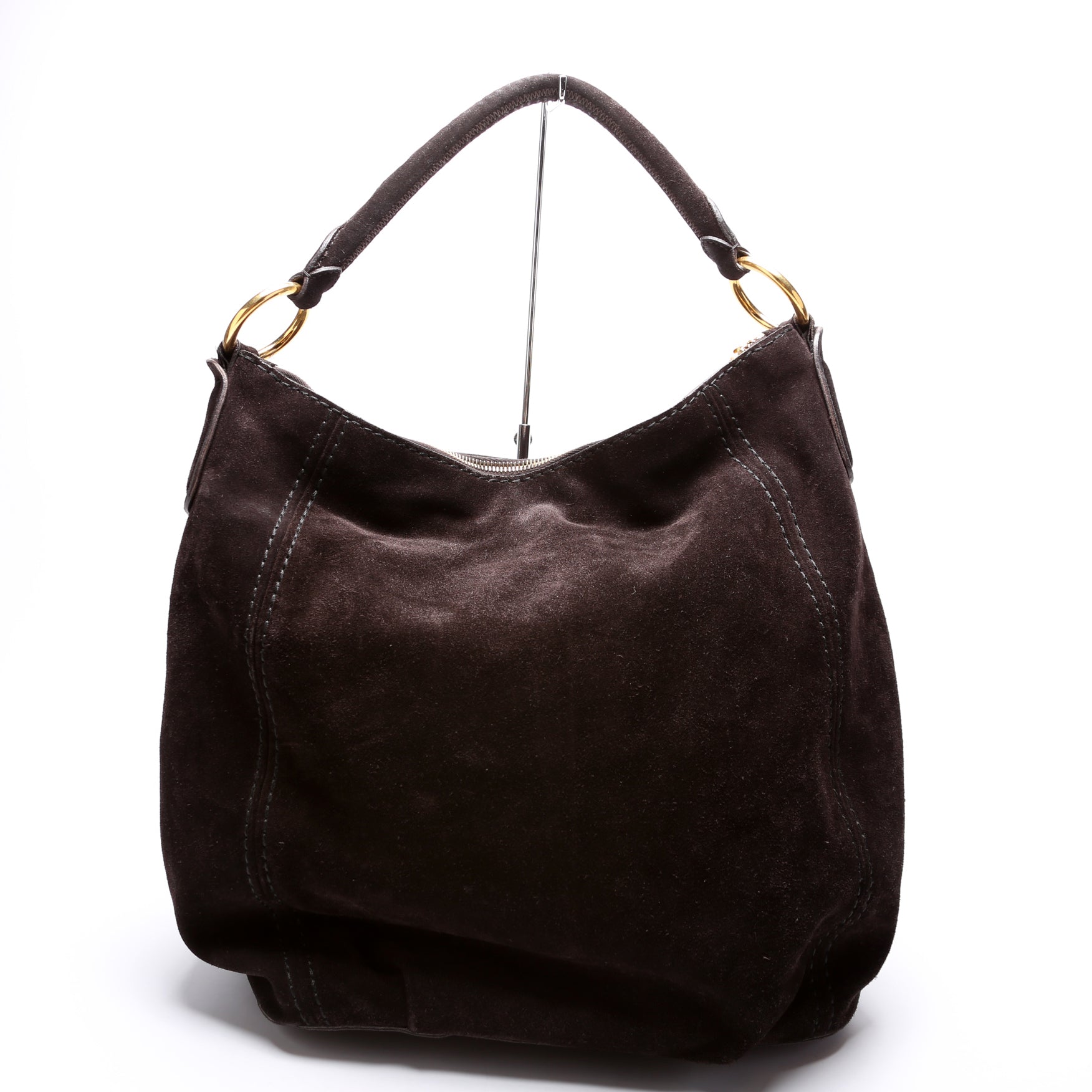 Prada Hobo Bag Suede Travel Bag