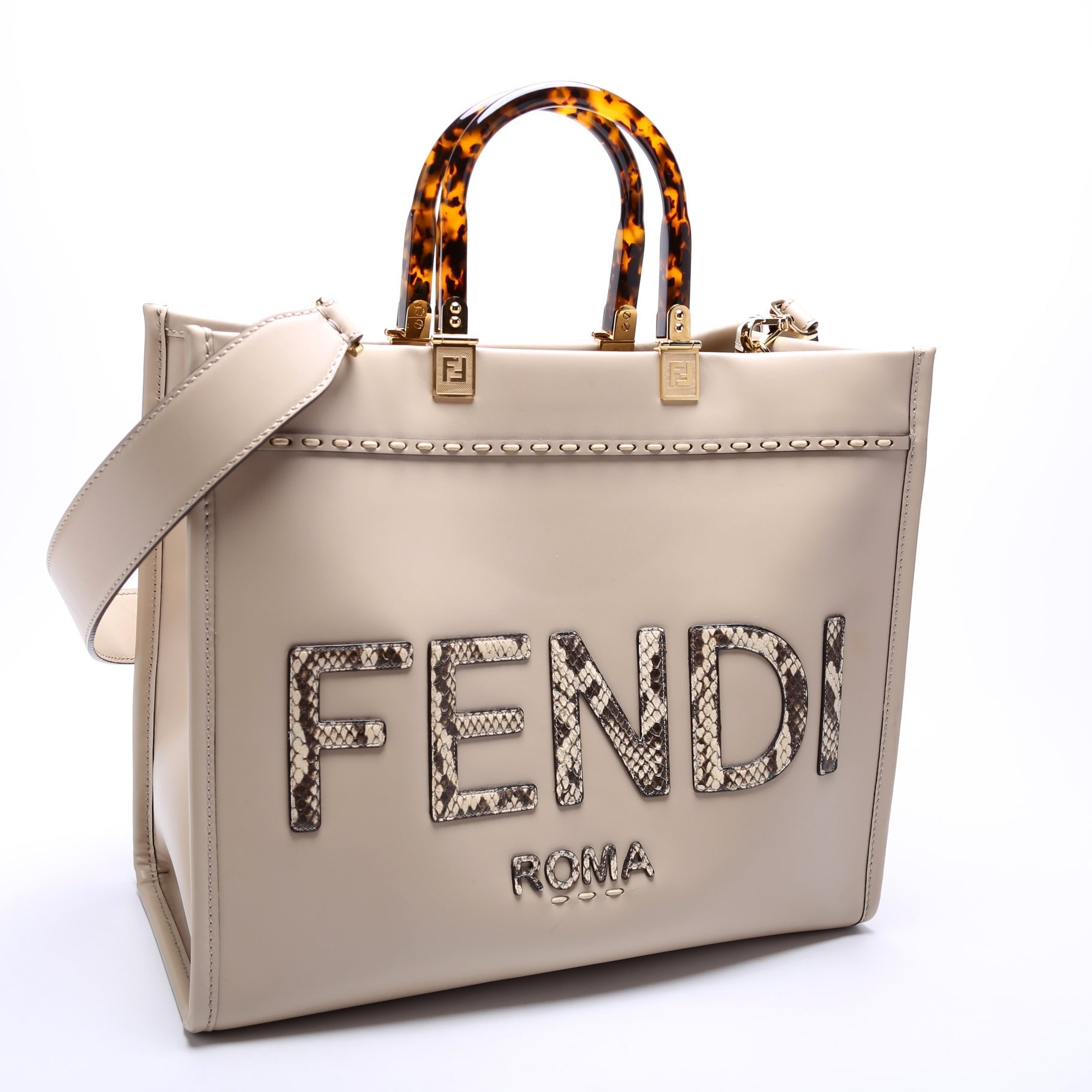 Fendi 8Bh386 Sunshine Shopper Bag Medium Travel Bag Shopper Medium 4