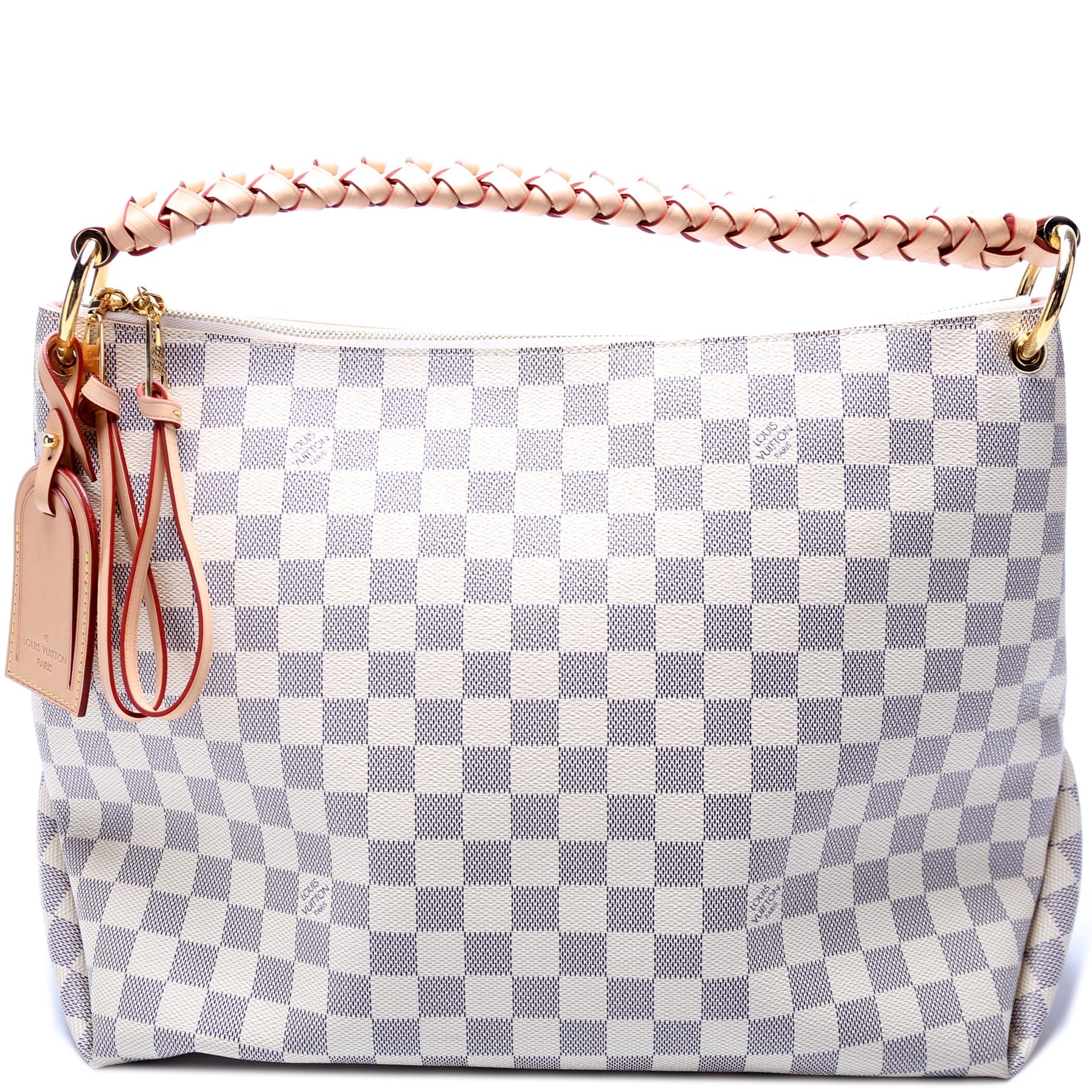 Louis Vuitton Beaubourg Hobo MM Azur Damier Shoulder Bag