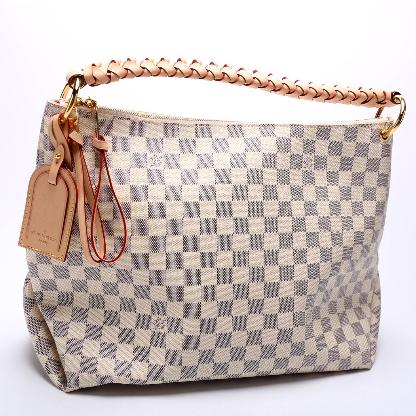 Louis Vuitton Beaubourg Hobo MM Azur Damier Shoulder Bag