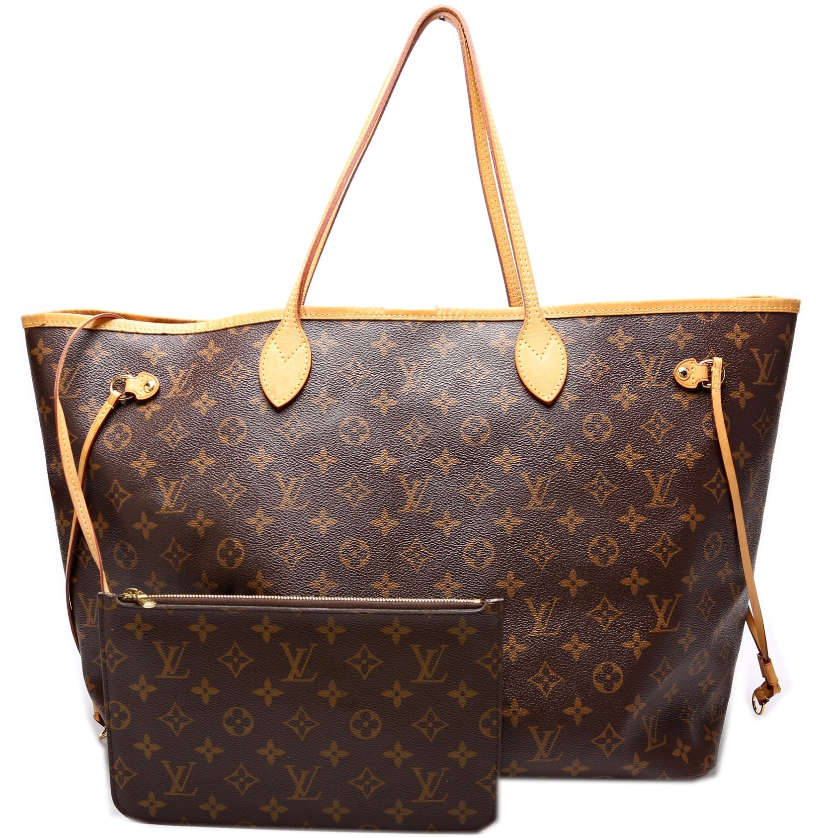 Louis Vuitton Neverfull W GM Monogram Wallet Case Monogram 9