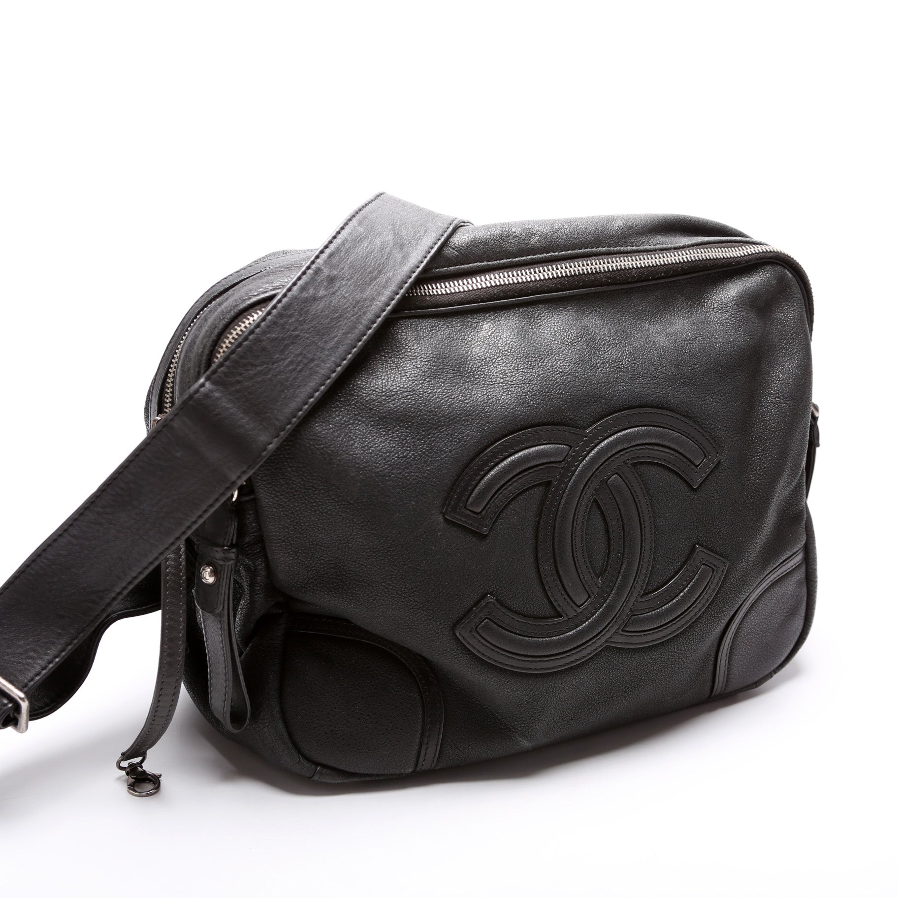 Chanel CC Camera Washed Calfskin 14M Handbag Calfskin 14M