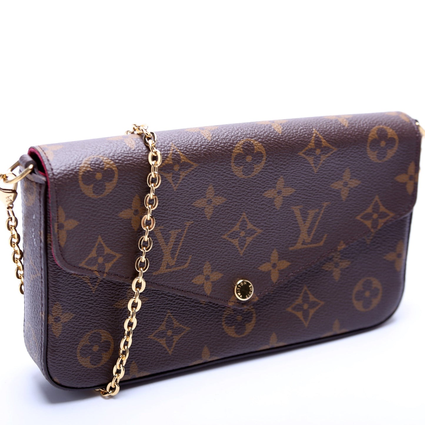Louis Vuitton Pochette Felicie Monogram Clutch Bag Monogram 30