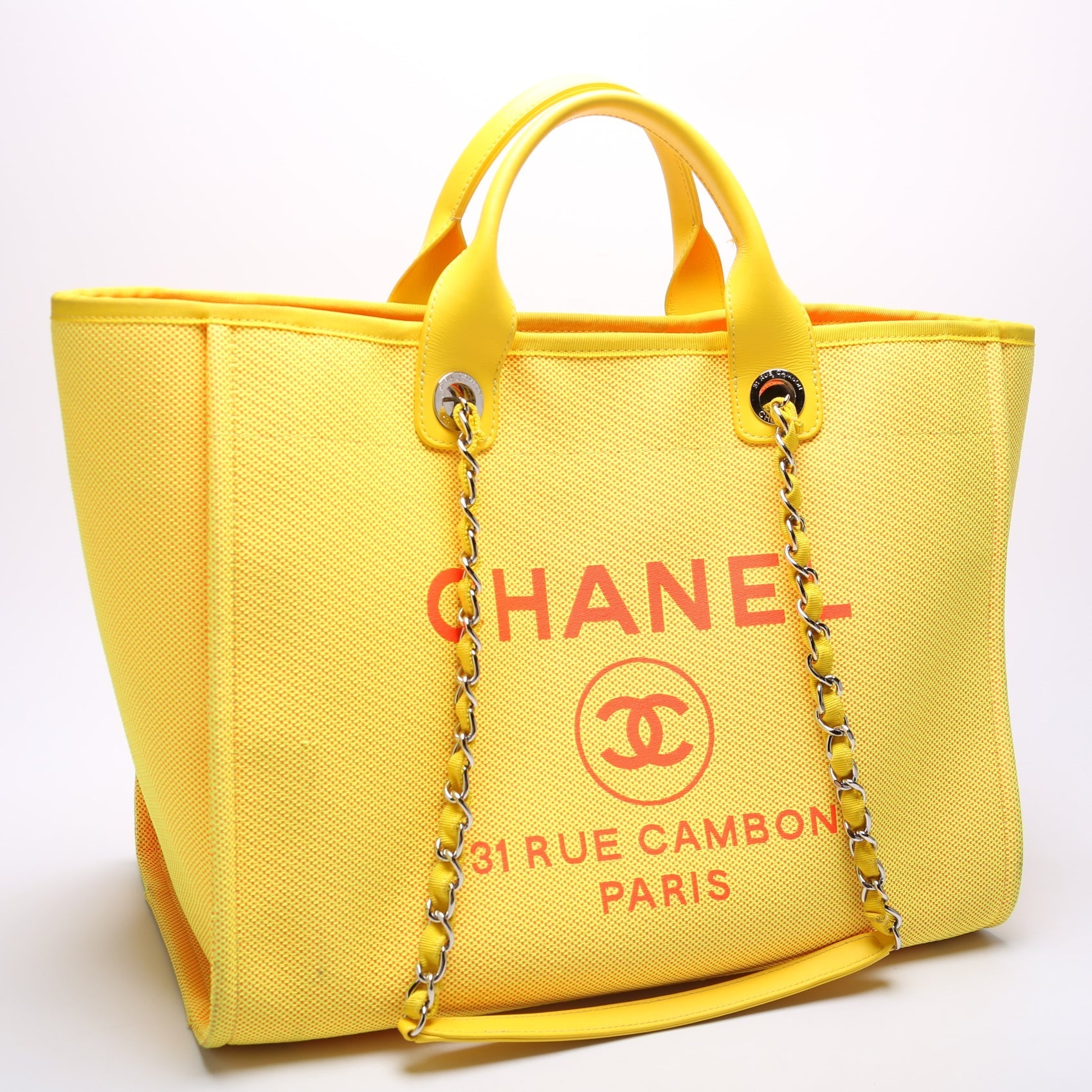 Chanel Deauville Mixed Fabrics 31M Handbag