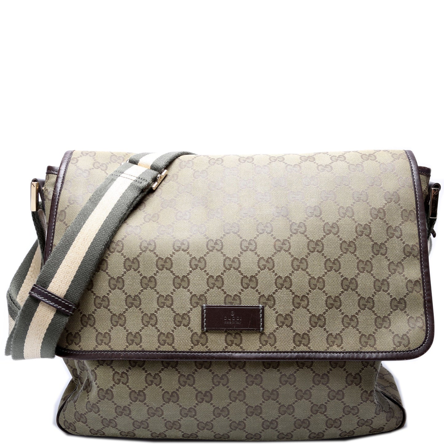 Gucci GG Coated Messenger Canvas Medium Flap Apparel