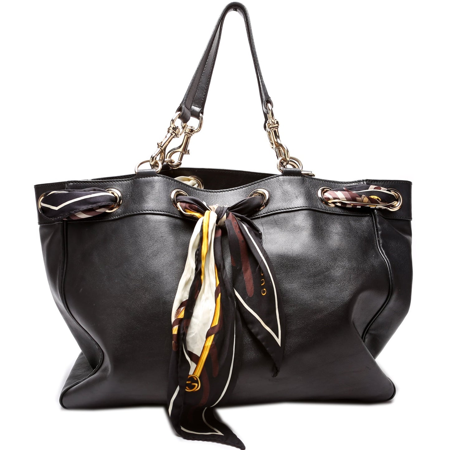 Gucci Positano Leather Tote Bag