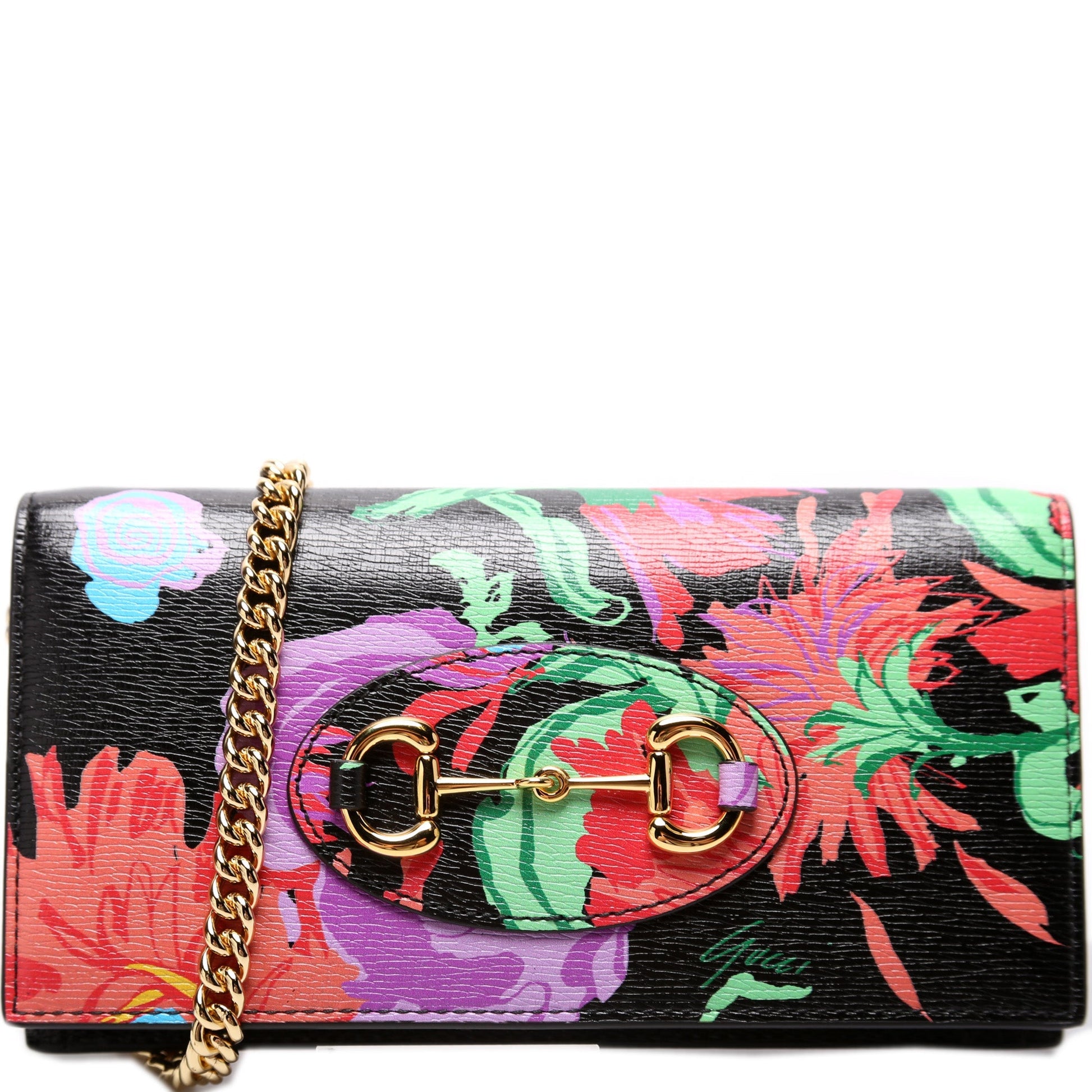 Gucci Horsebit W Chain Wallet Case Chain 1