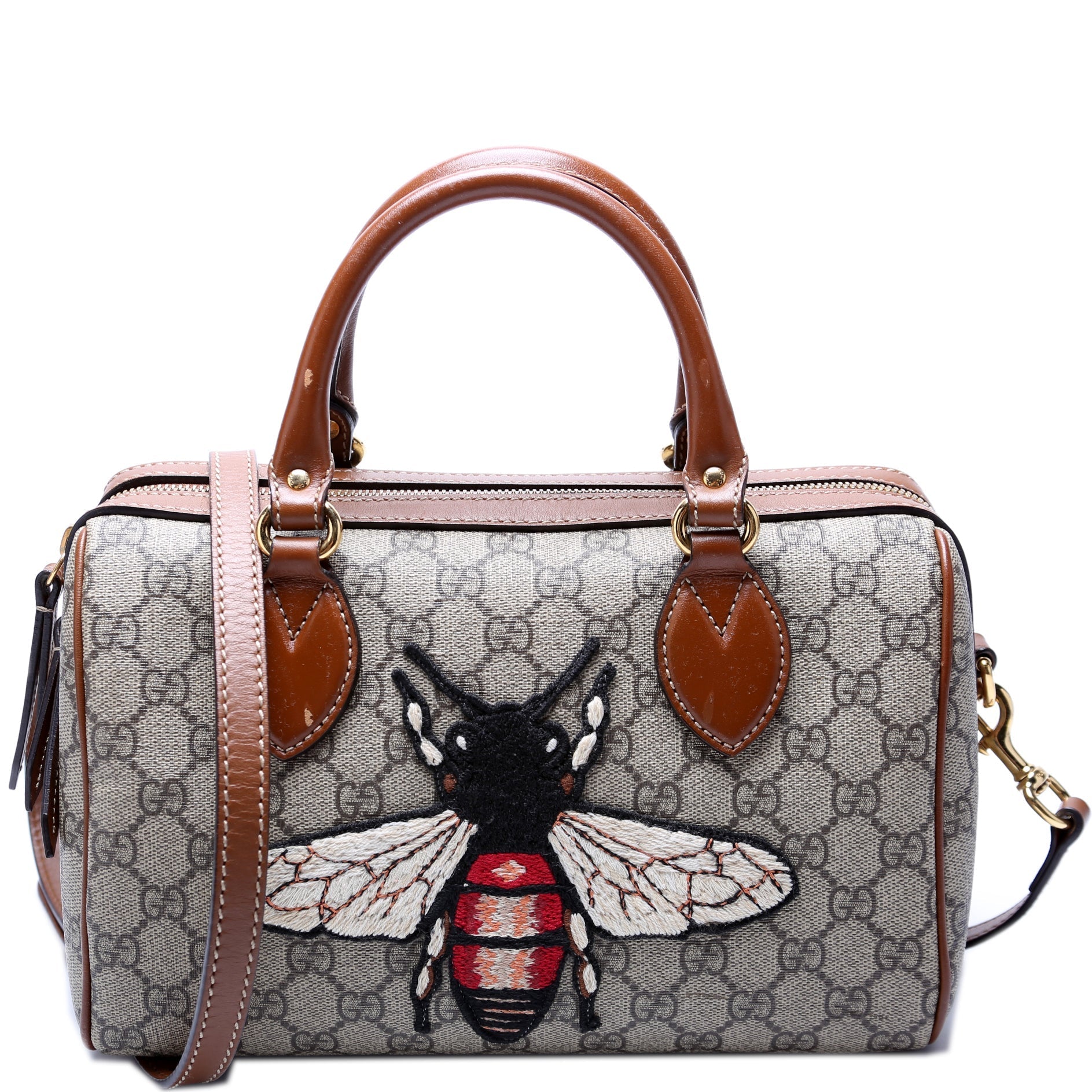Gucci GG Supreme Boston Travel Bag