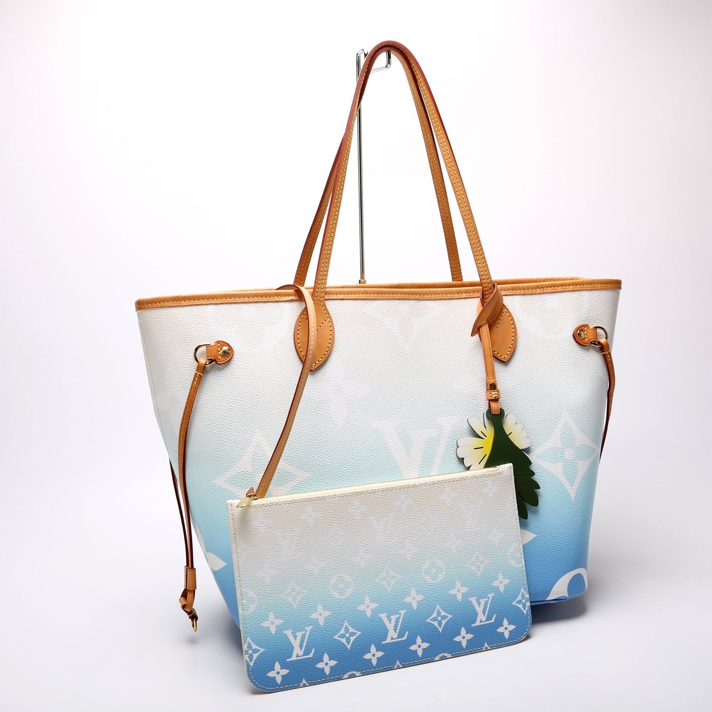Louis Vuitton Neverfull MM 'By Pool' W Pochette Tote Bag