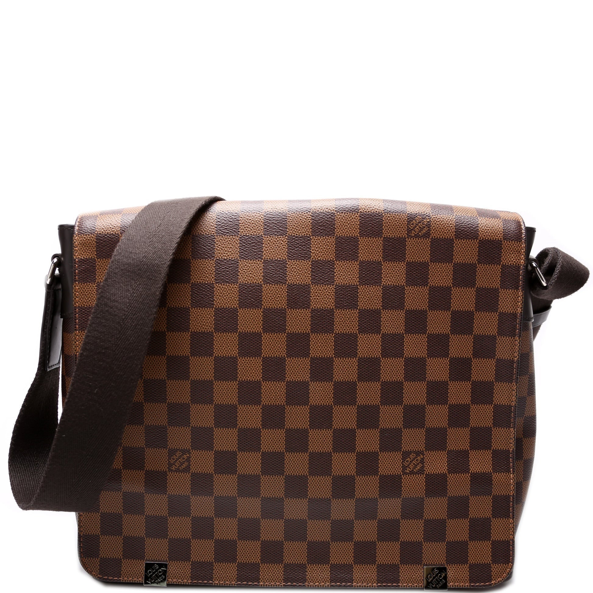 Louis Vuitton District MM Ebene Damier Handbag