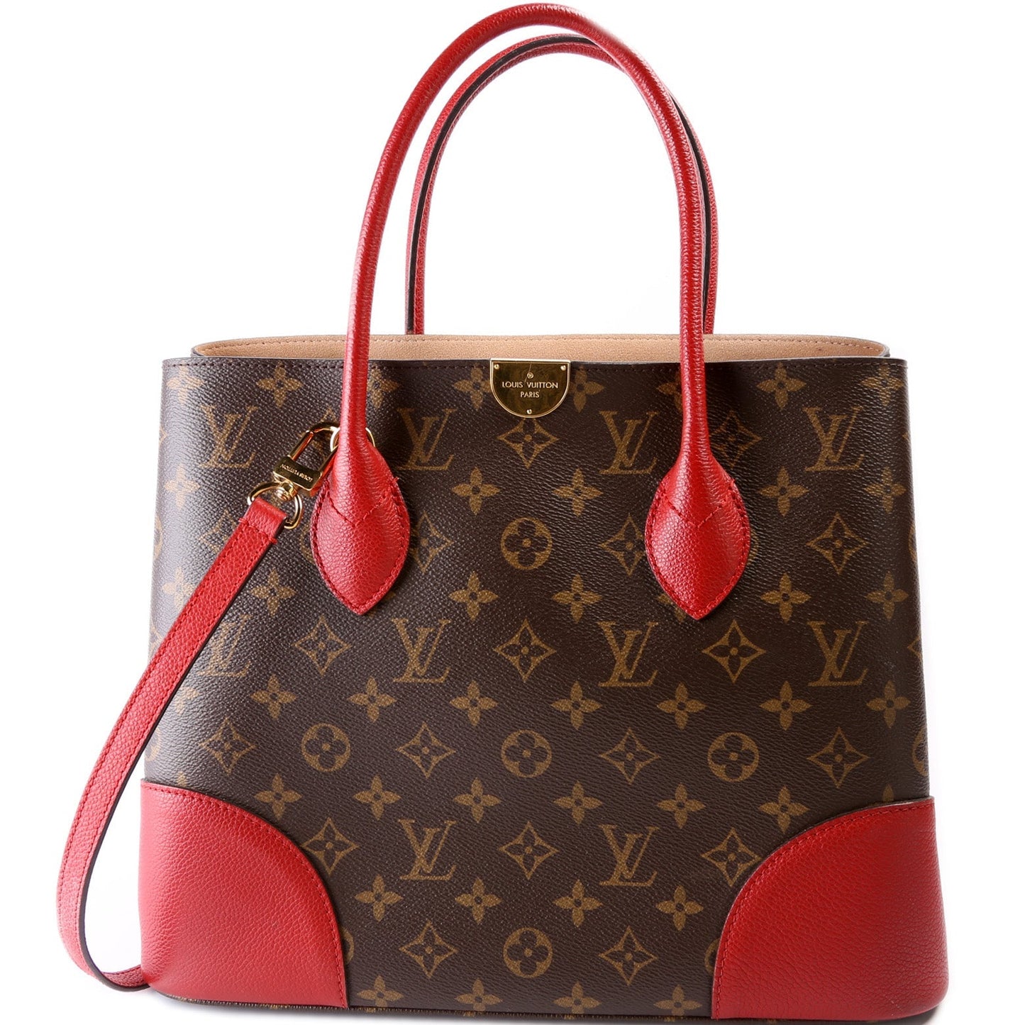 Louis Vuitton Flandrin Monogram Leather Handbag Leather 6