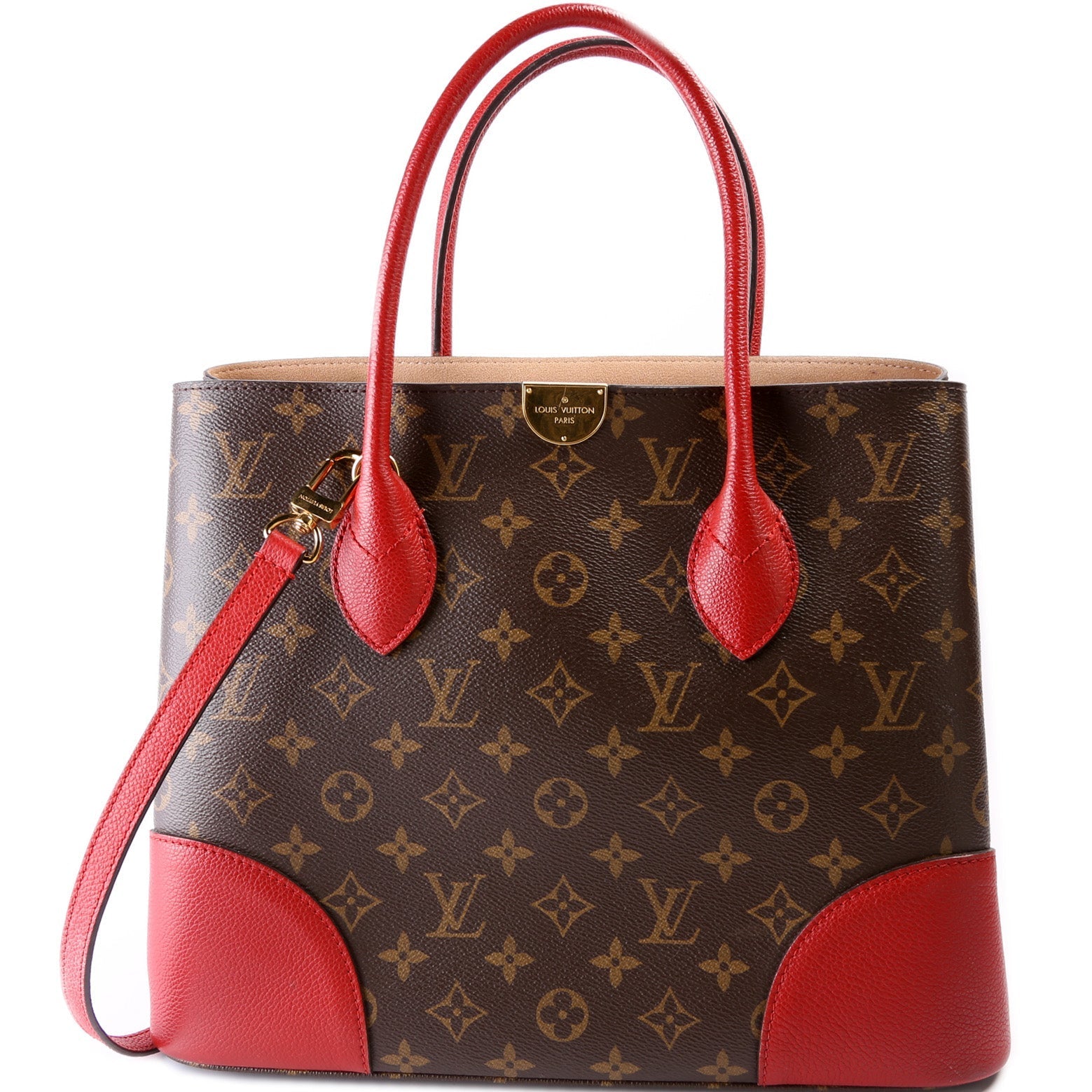 Louis Vuitton Flandrin Monogram Leather Handbag Leather 6
