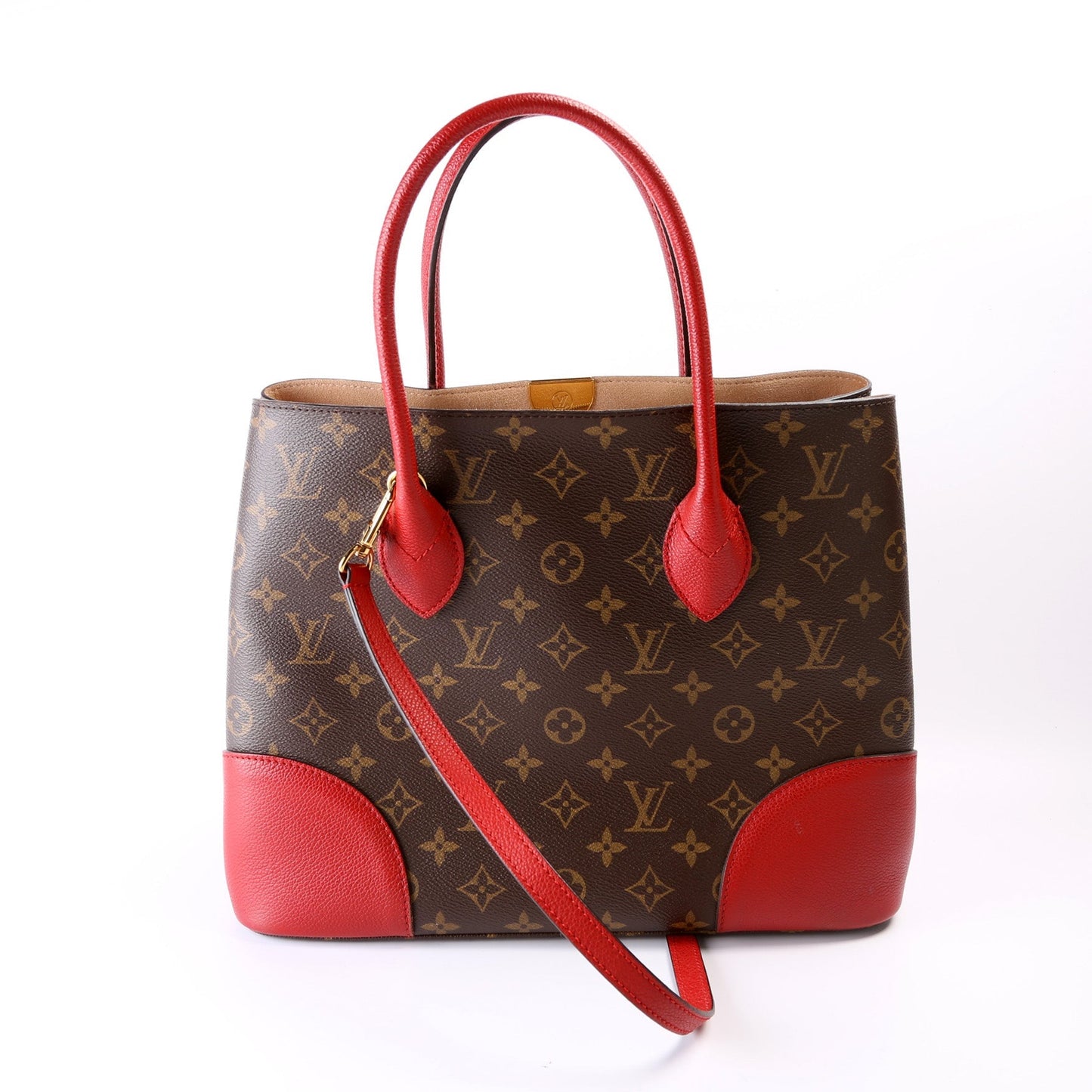 Louis Vuitton Flandrin Monogram Leather Handbag Leather 6
