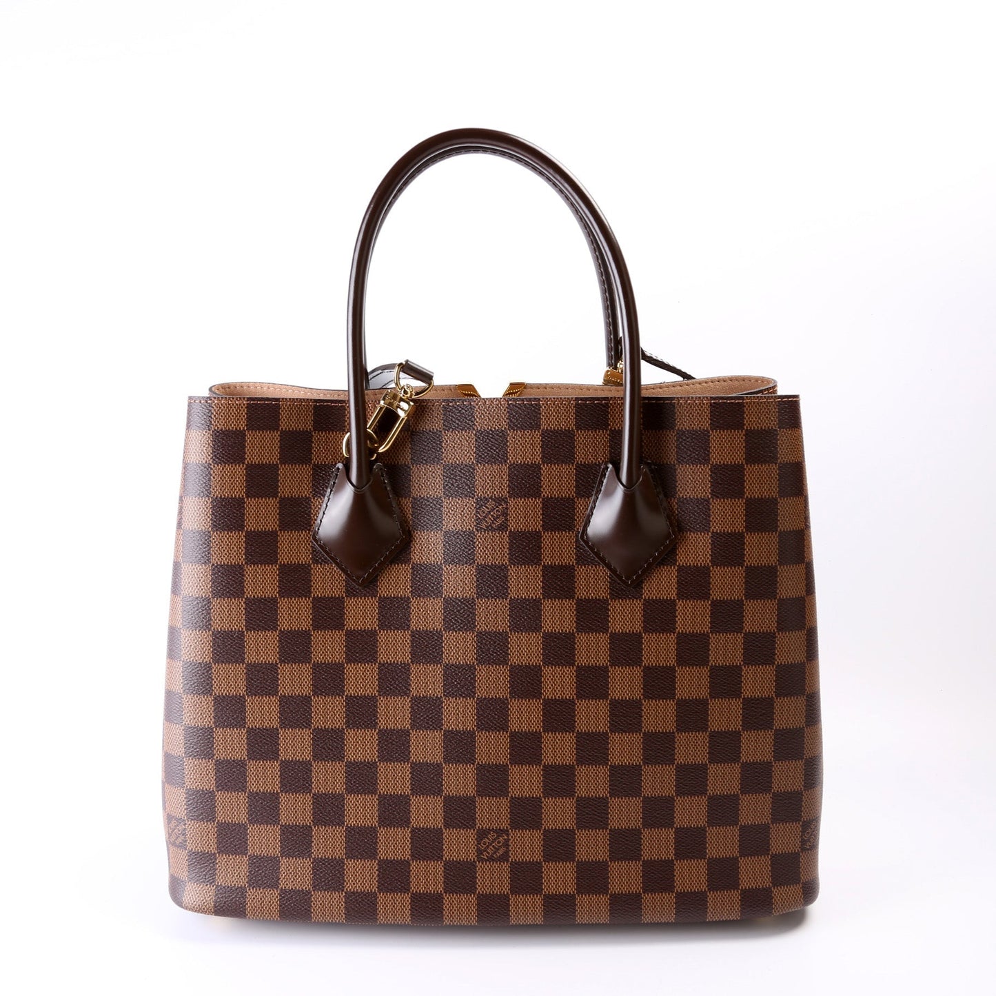 Louis Vuitton Kensington Ebene Damier Tote Bag Damier Ebene