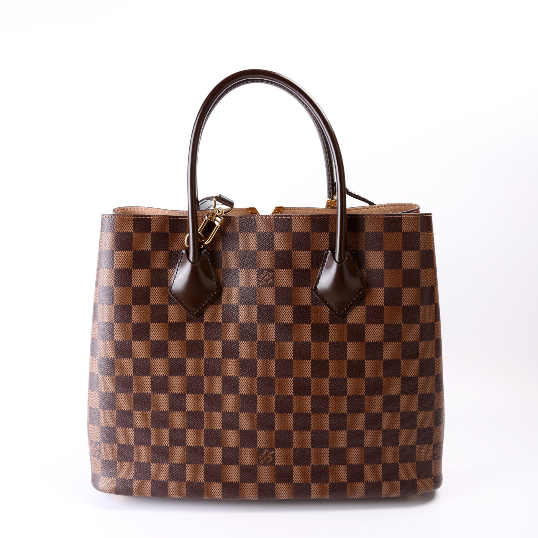 Louis Vuitton Kensington Ebene Damier Tote Bag Damier Ebene