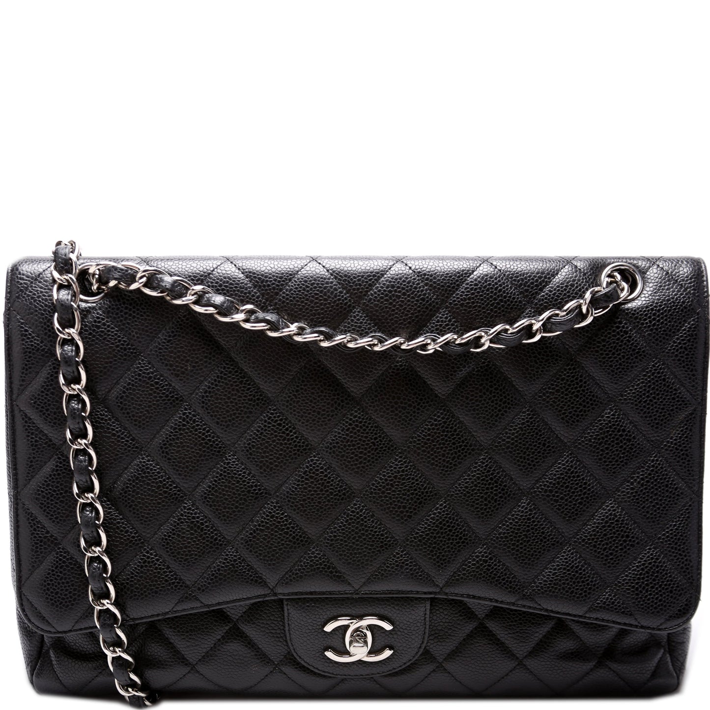 Chanel TRADE Classic Flap Maxi Caviar 14-16M Handbag