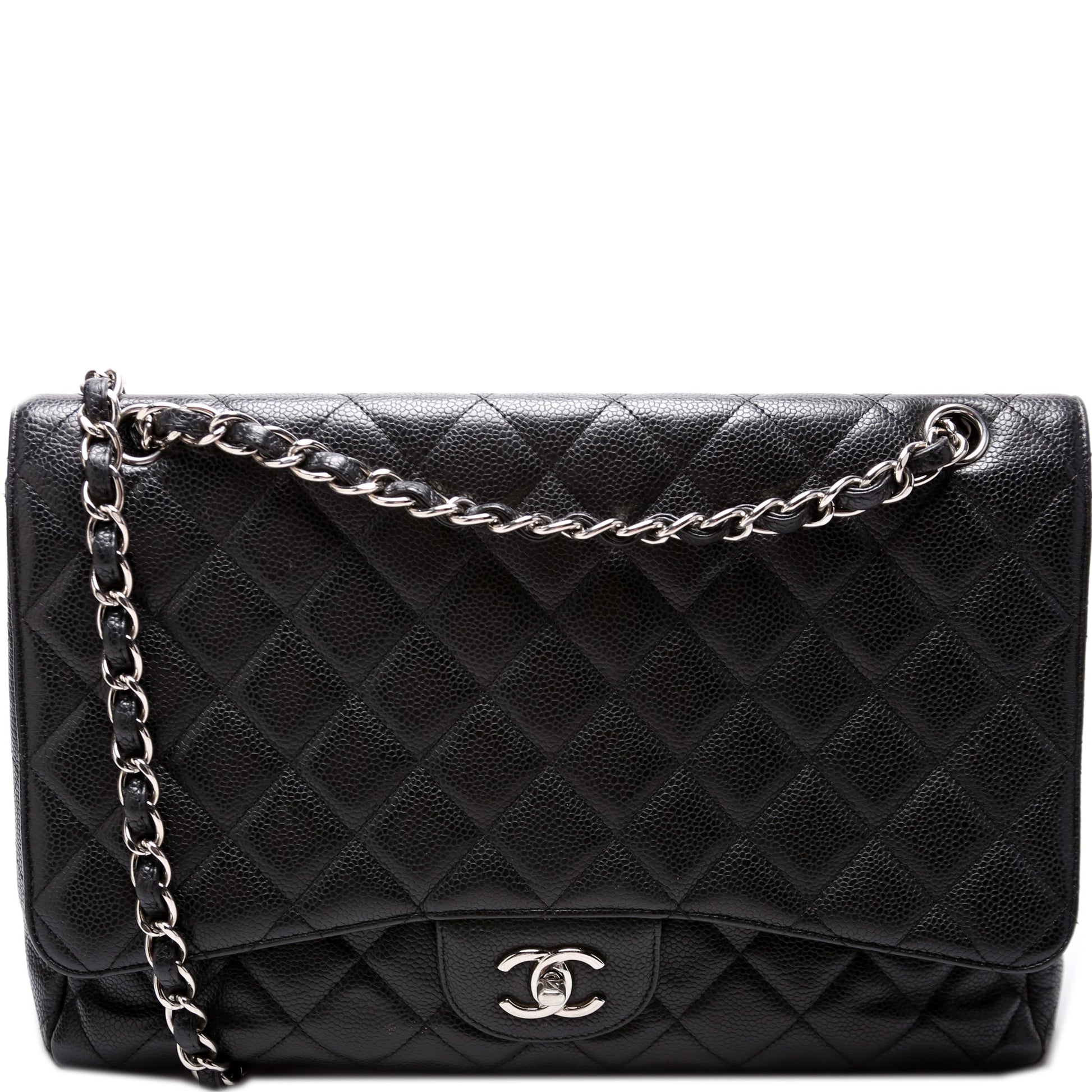 Chanel TRADE Classic Flap Maxi Caviar 14-16M Handbag
