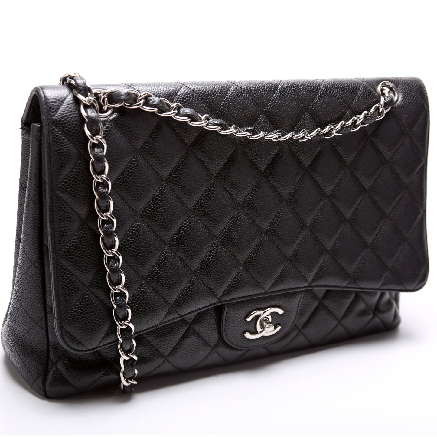 Chanel TRADE Classic Flap Maxi Caviar 14-16M Handbag