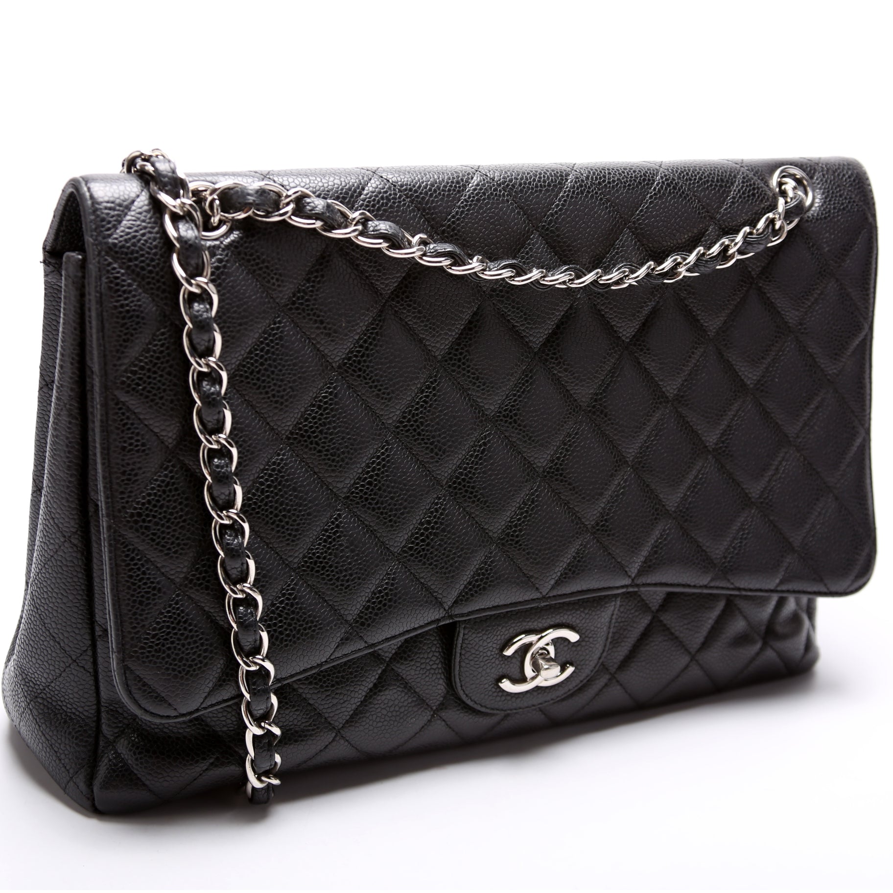 Chanel TRADE Classic Flap Maxi Caviar 14-16M Handbag