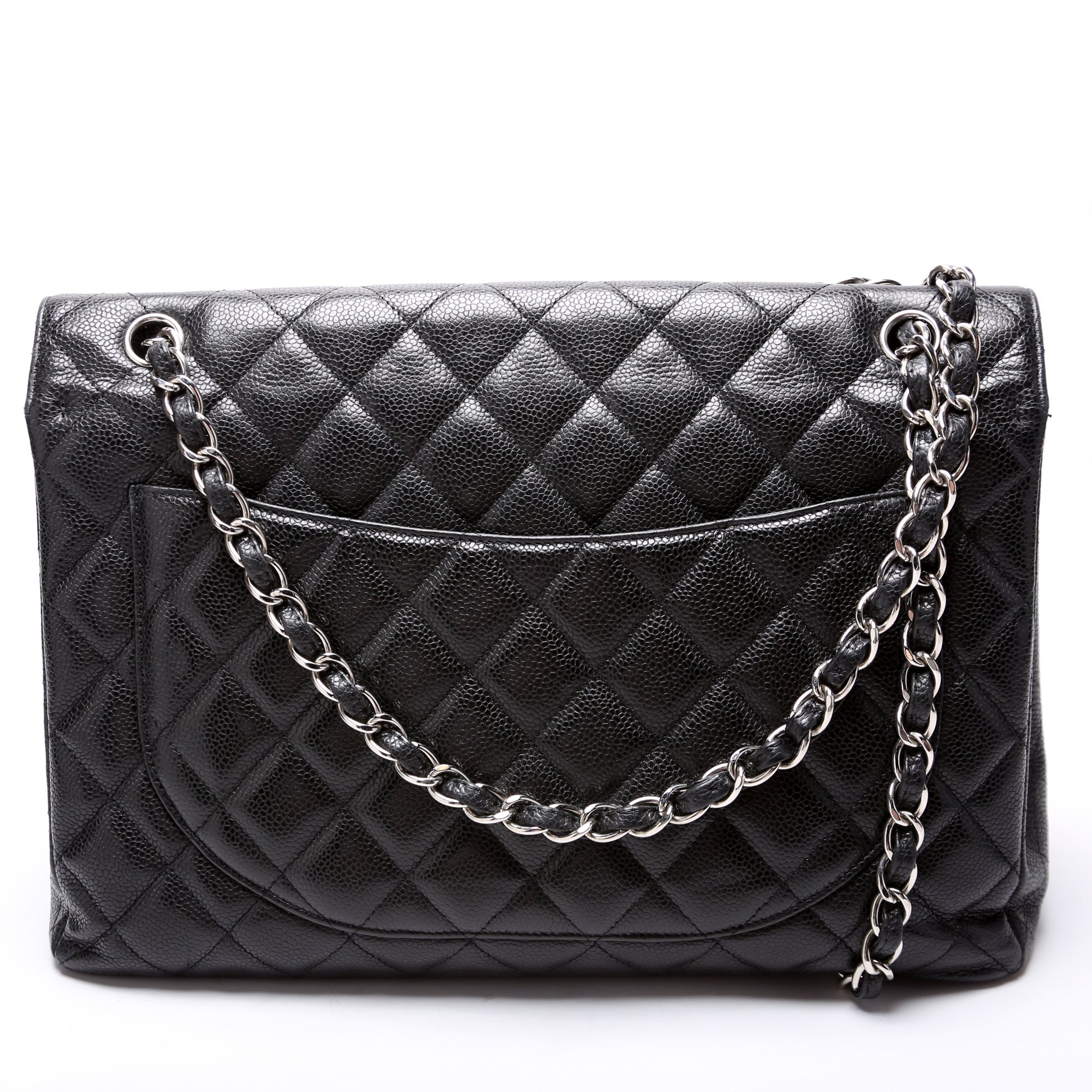 Chanel TRADE Classic Flap Maxi Caviar 14-16M Handbag