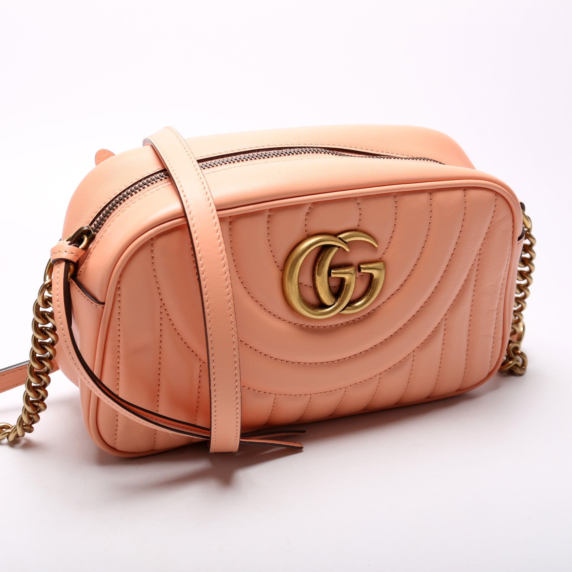 Gucci Marmont Camera Newer Leather Small Handbag