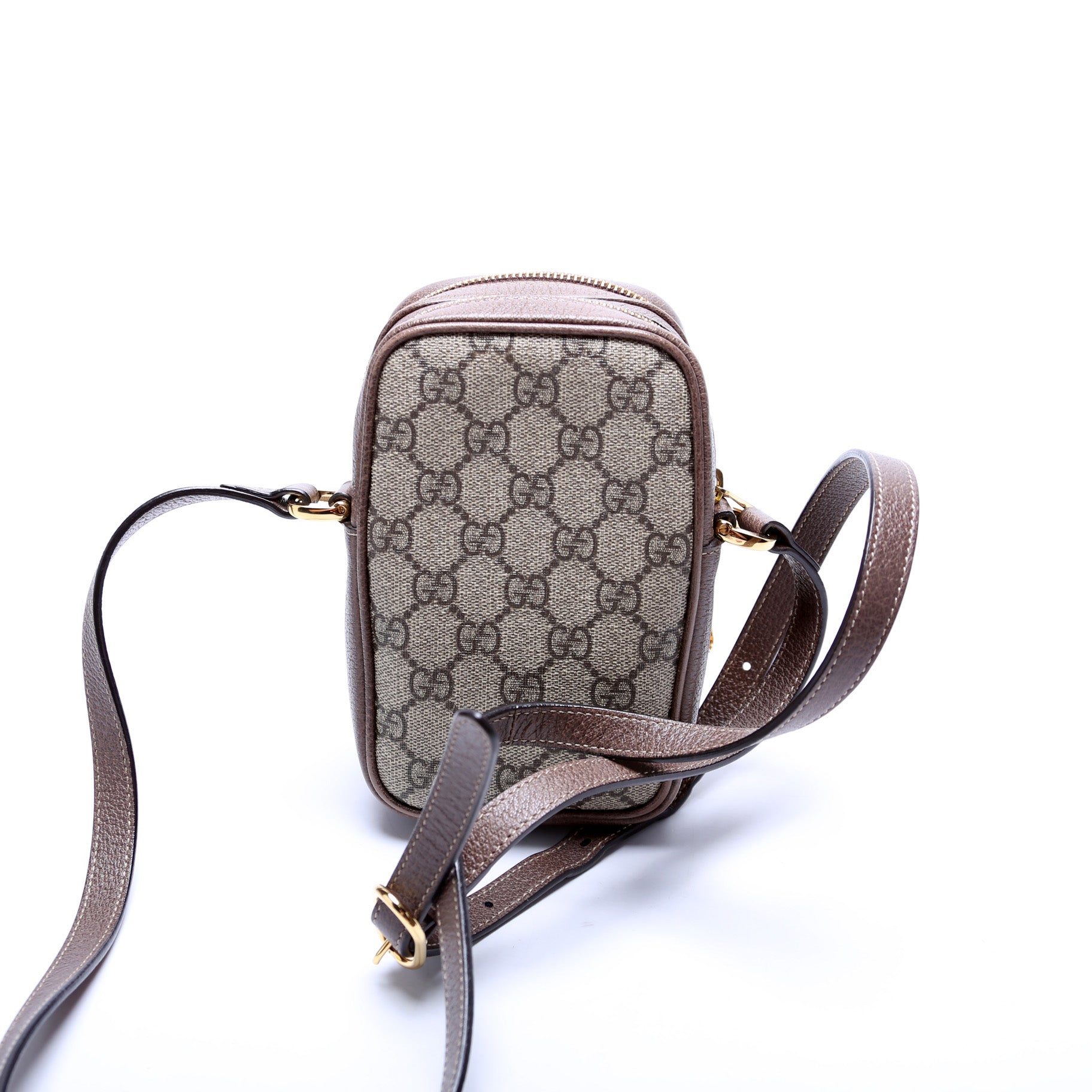 Gucci Ophidia GG Supreme Double Zip Travel Bag Zip 2