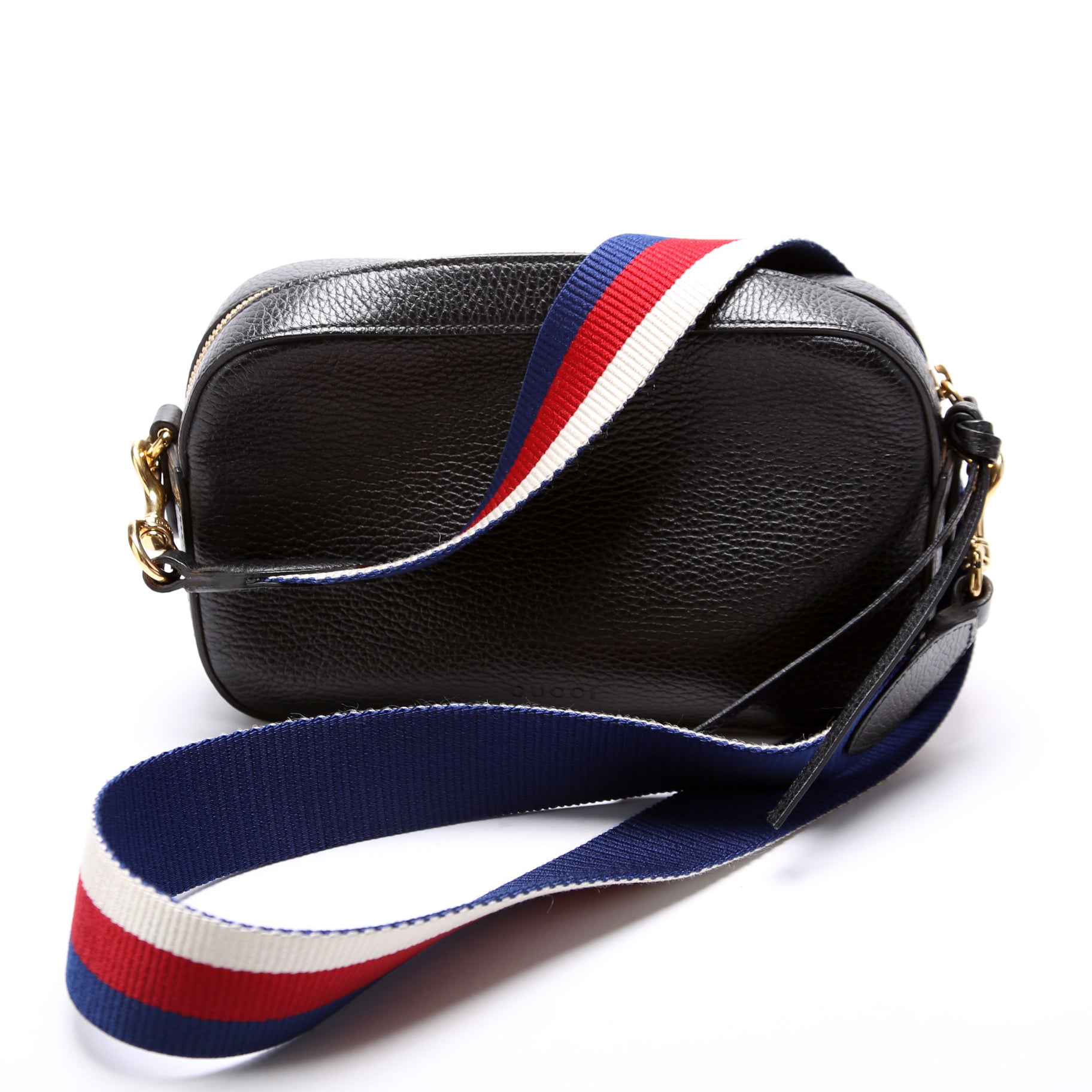 Gucci Snake Messenger Leather Travel Bag