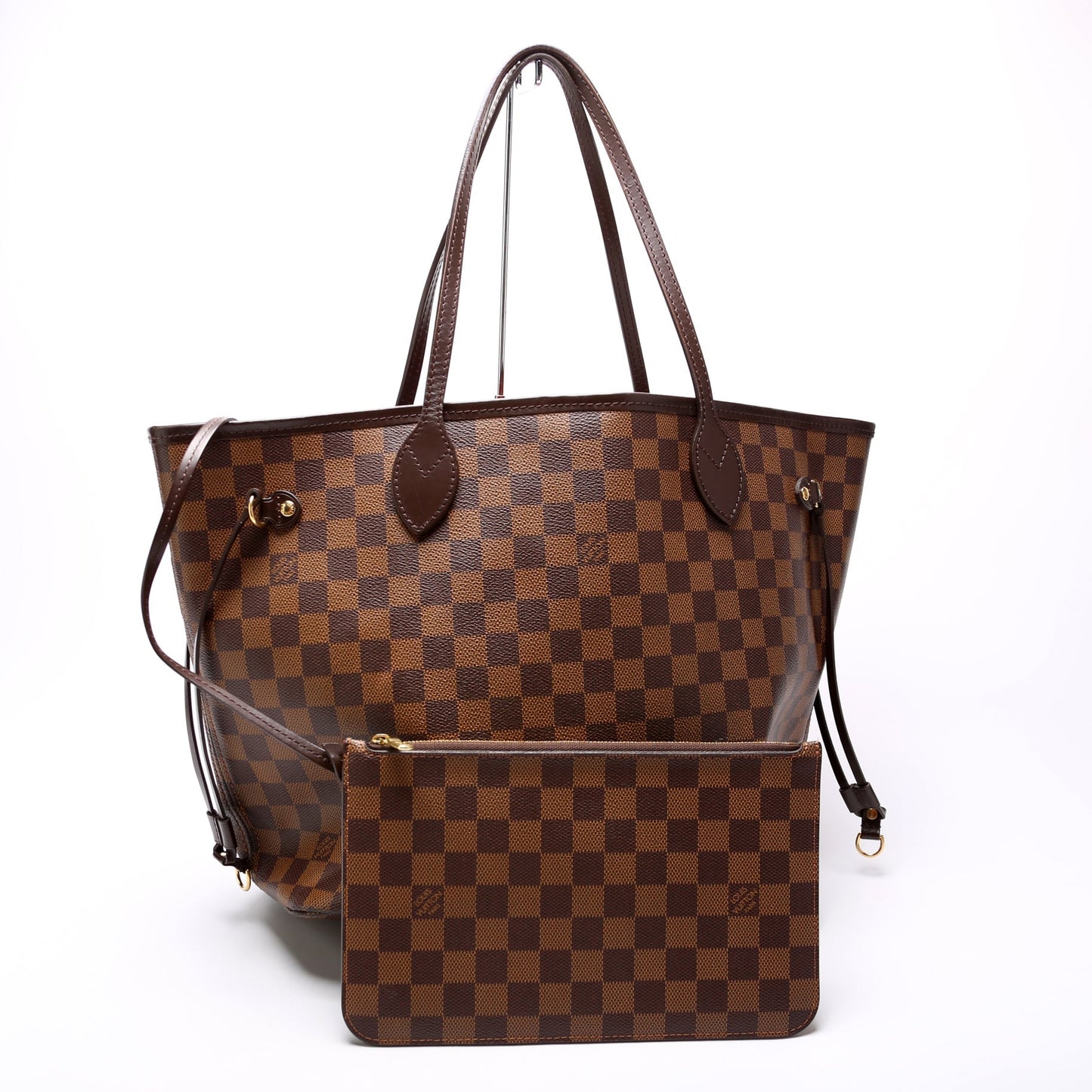 Louis Vuitton Neverfull w MM Ebene Damier Wallet Case Ebene 17