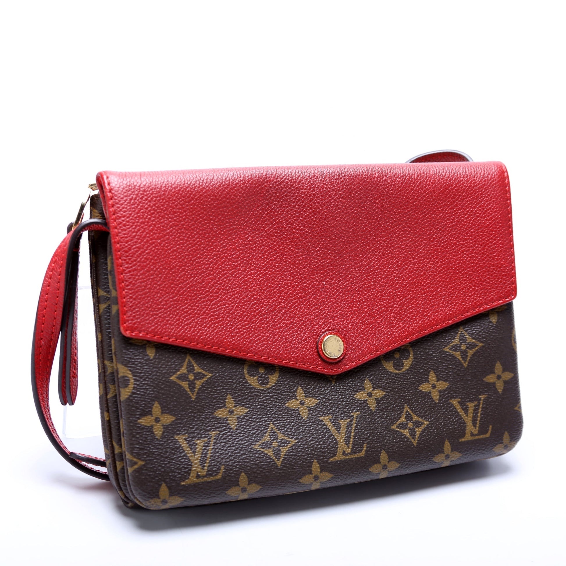 Louis Vuitton Pochette Twice Monogram Clutch Bag Monogram 2