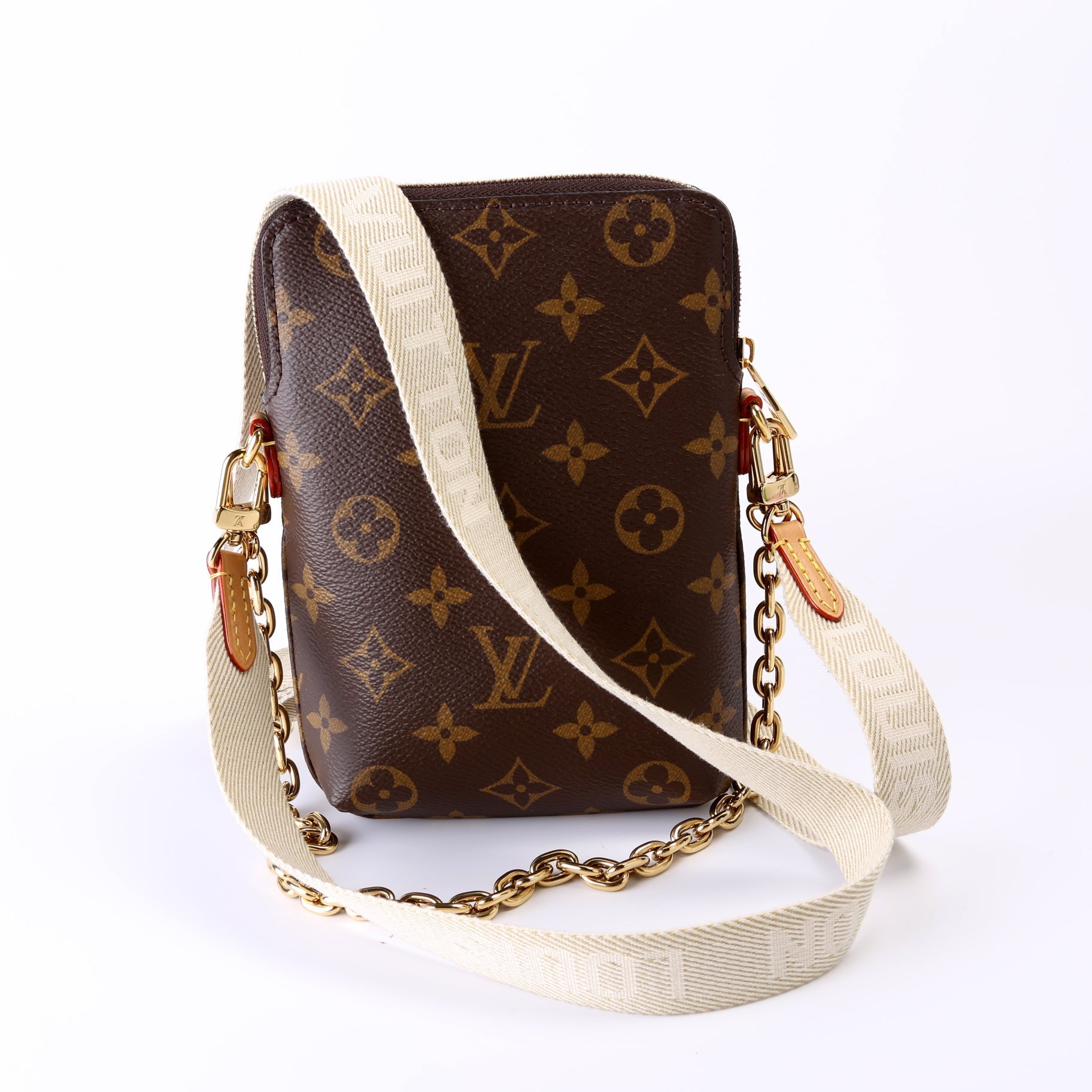 Louis Vuitton Utility Phone Sleeve Monogram Handbag Monogram 2